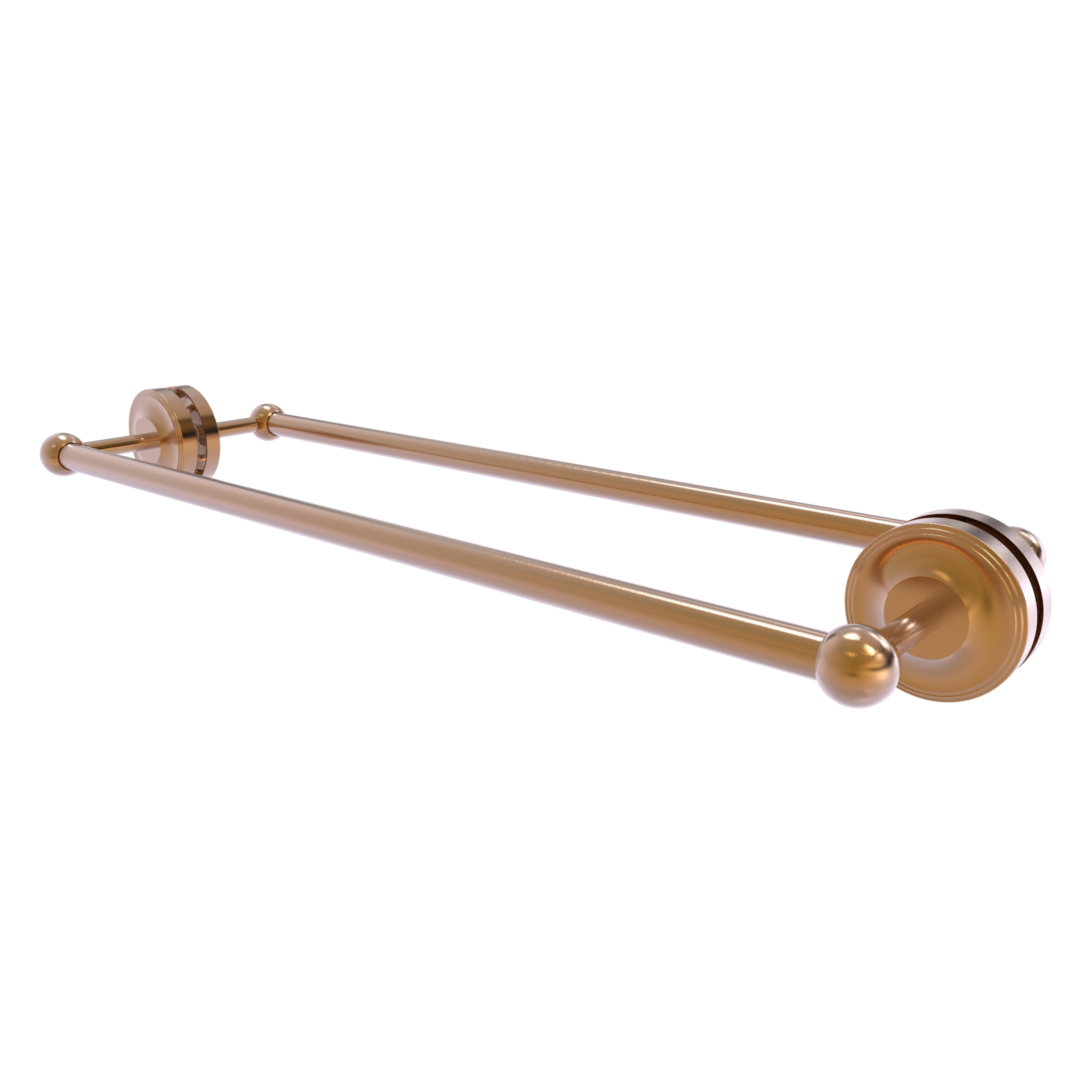 Allied Brass PR-41-BB-24-BBR Prestige Regal 24-in double Brushed Bronze Wall mount Double Towel Bar