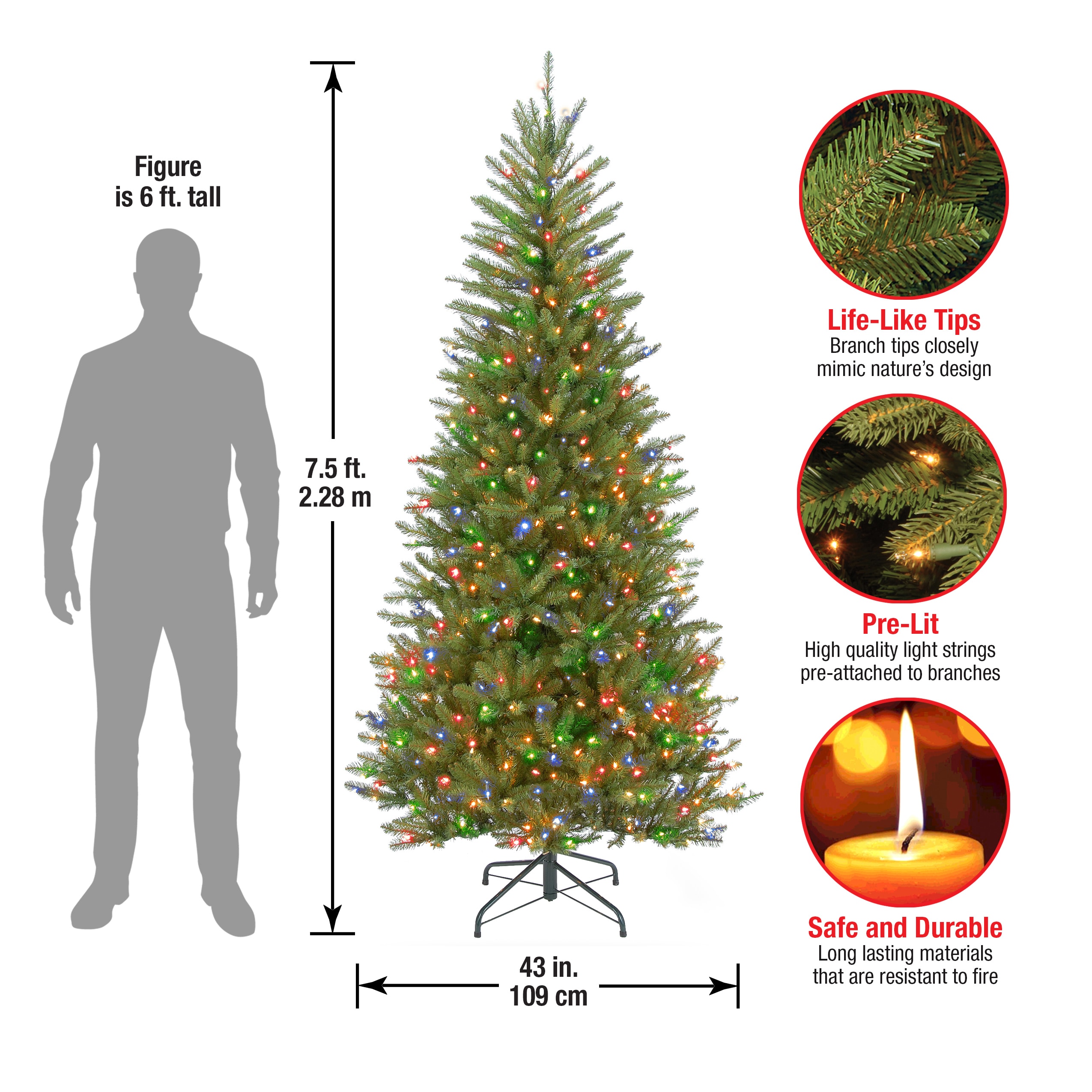 National Tree Company DUSLH1-75RLO Artificial-Christmas-Trees - View #7