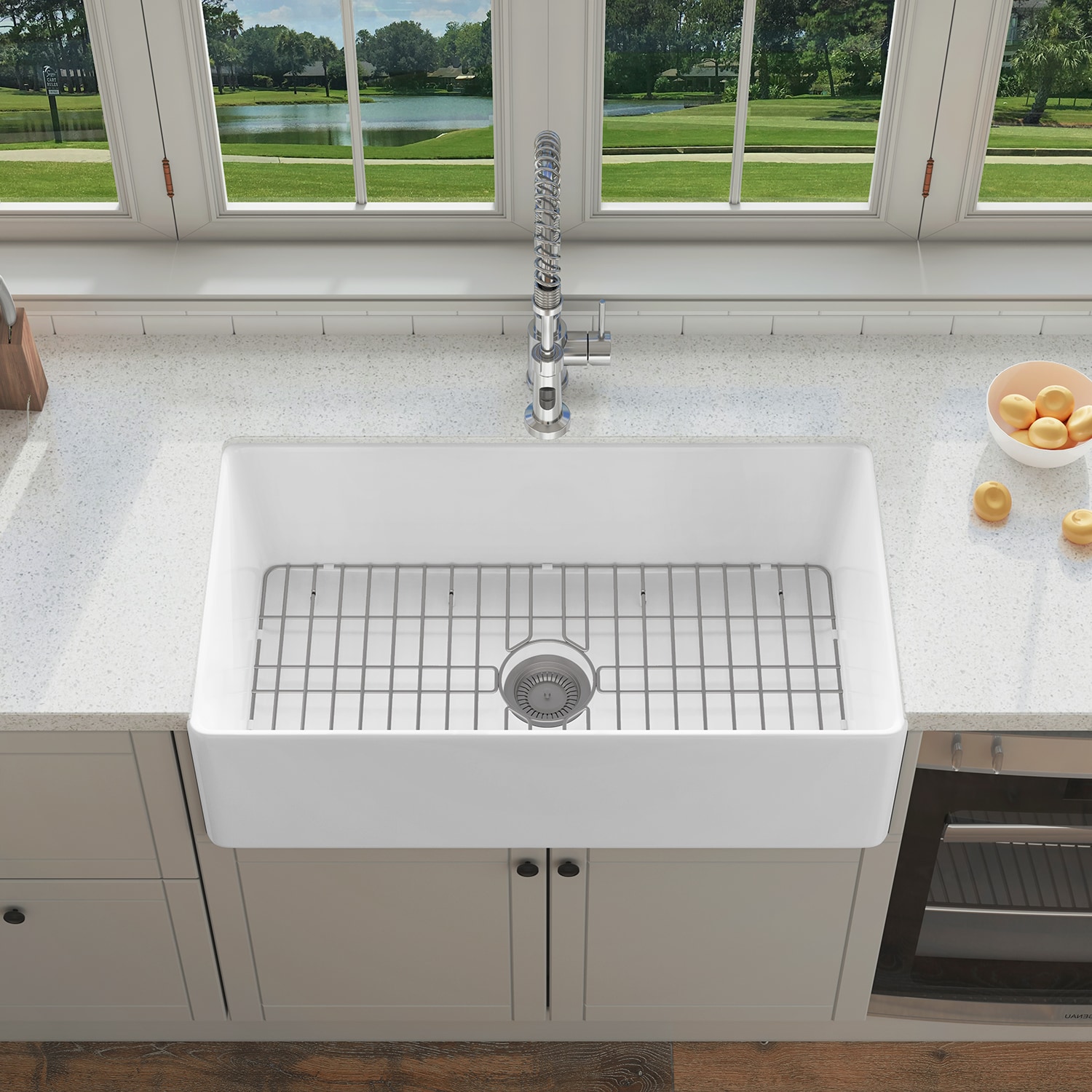 Sinber F3318S-OLR Kitchen-Sinks - View #2