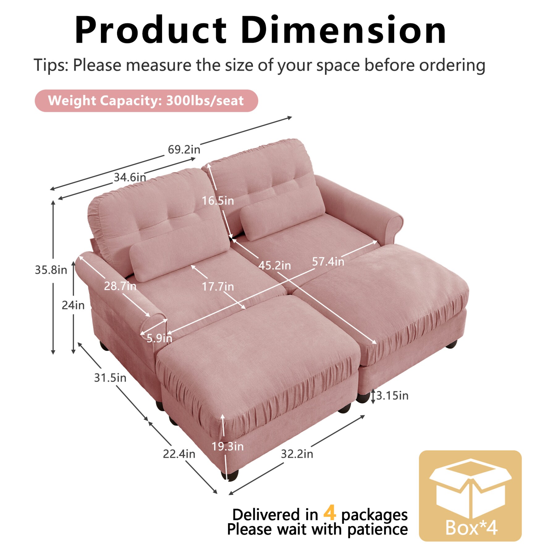 CHITA SOFA558  - View #4