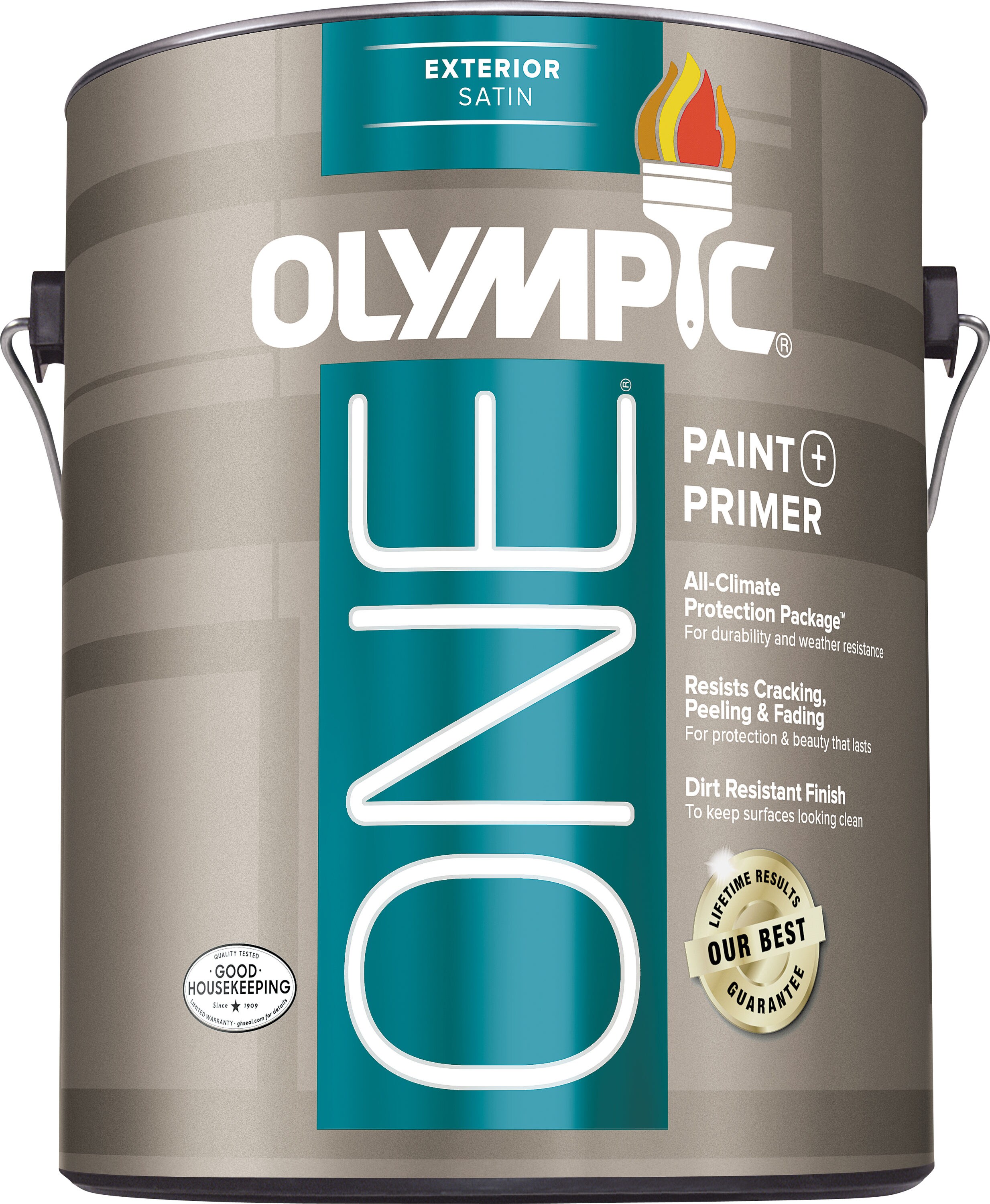 Olympic ONE Satin Base 3 Tintable Latex Exterior Paint + Primer (1 ...