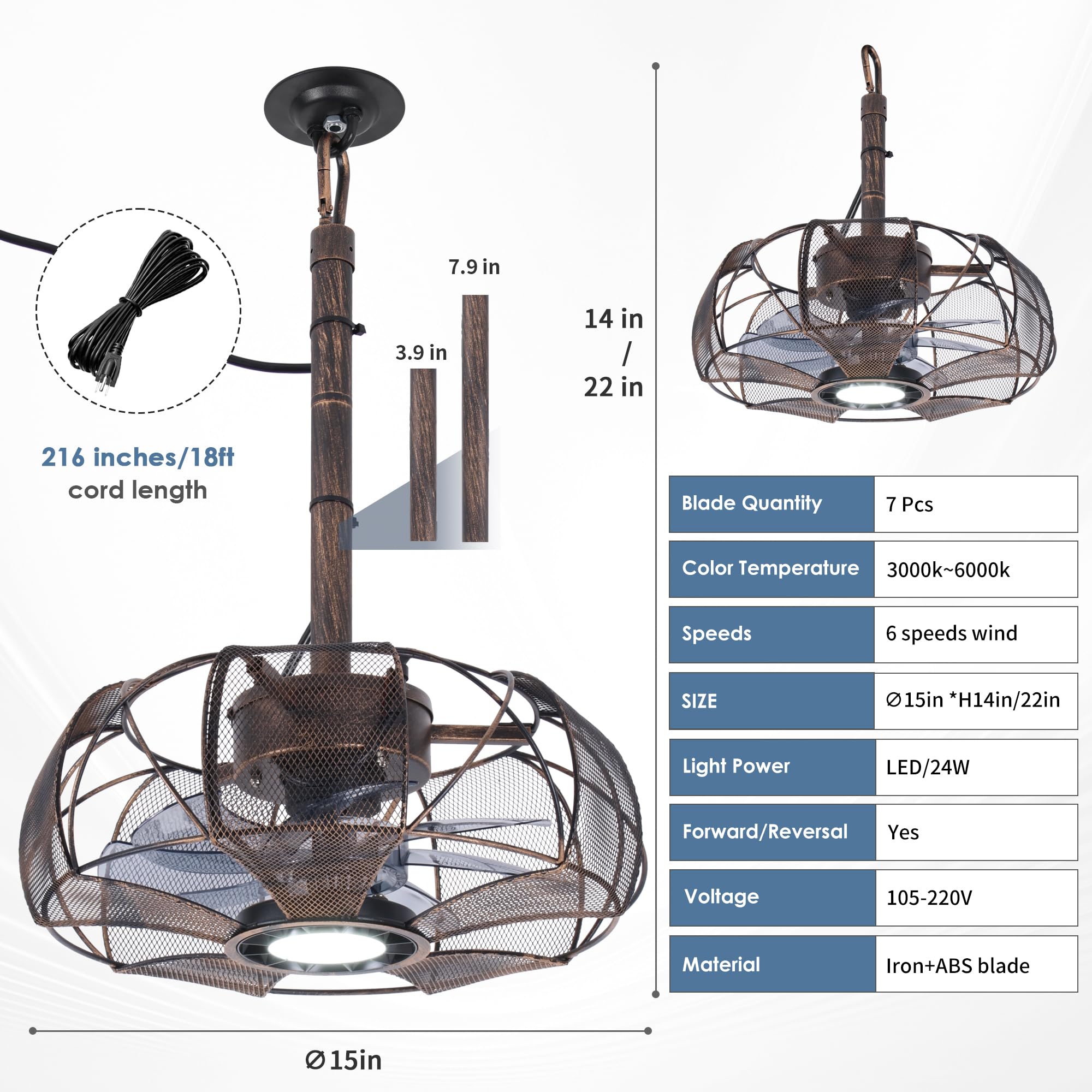 Anqtovp LAN0627N065 Ceiling-Fans - View #4