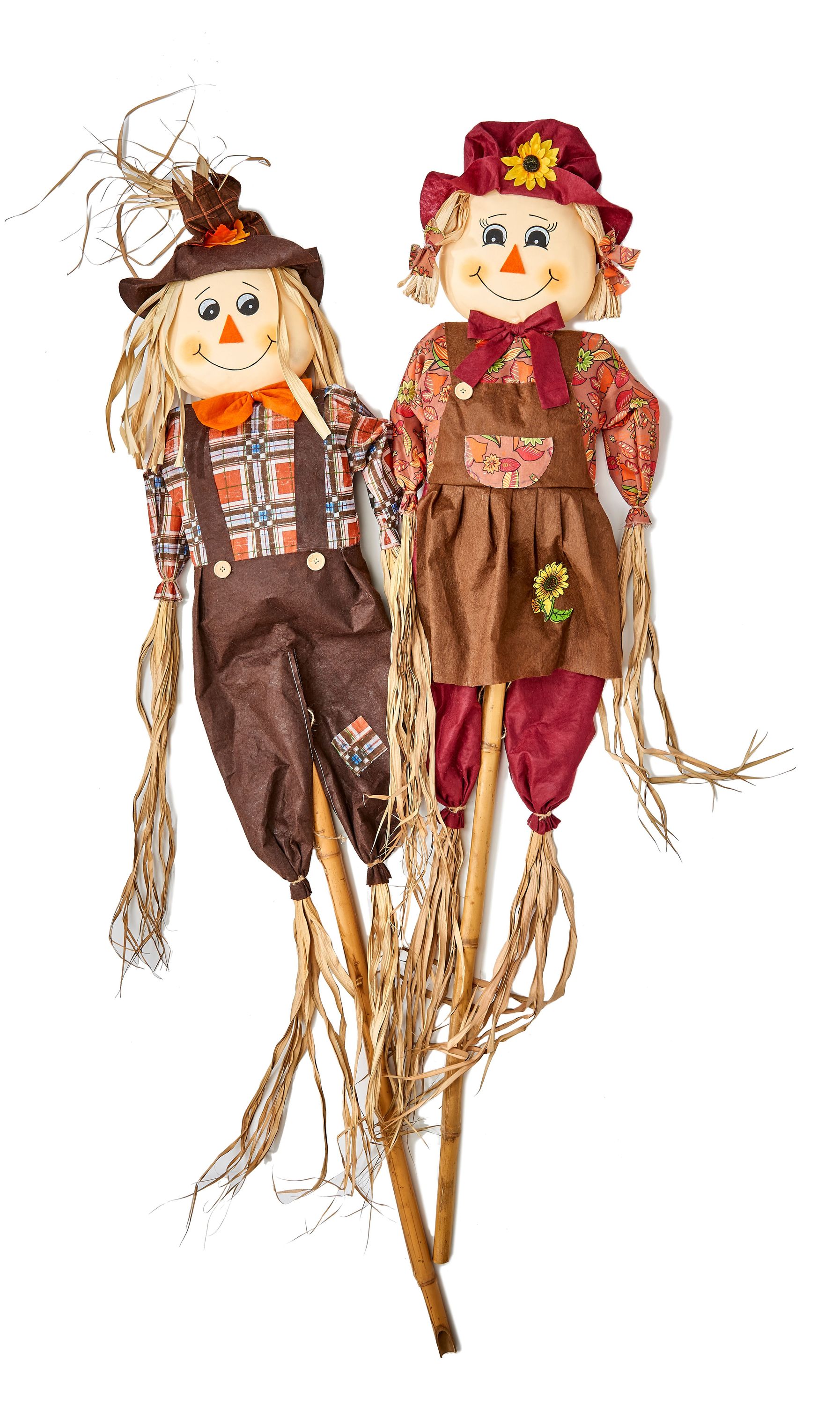 Happy Harvest Home Scarecrows Panel & Fabric SOLD SEPARATELY   PRICE REDUCED 