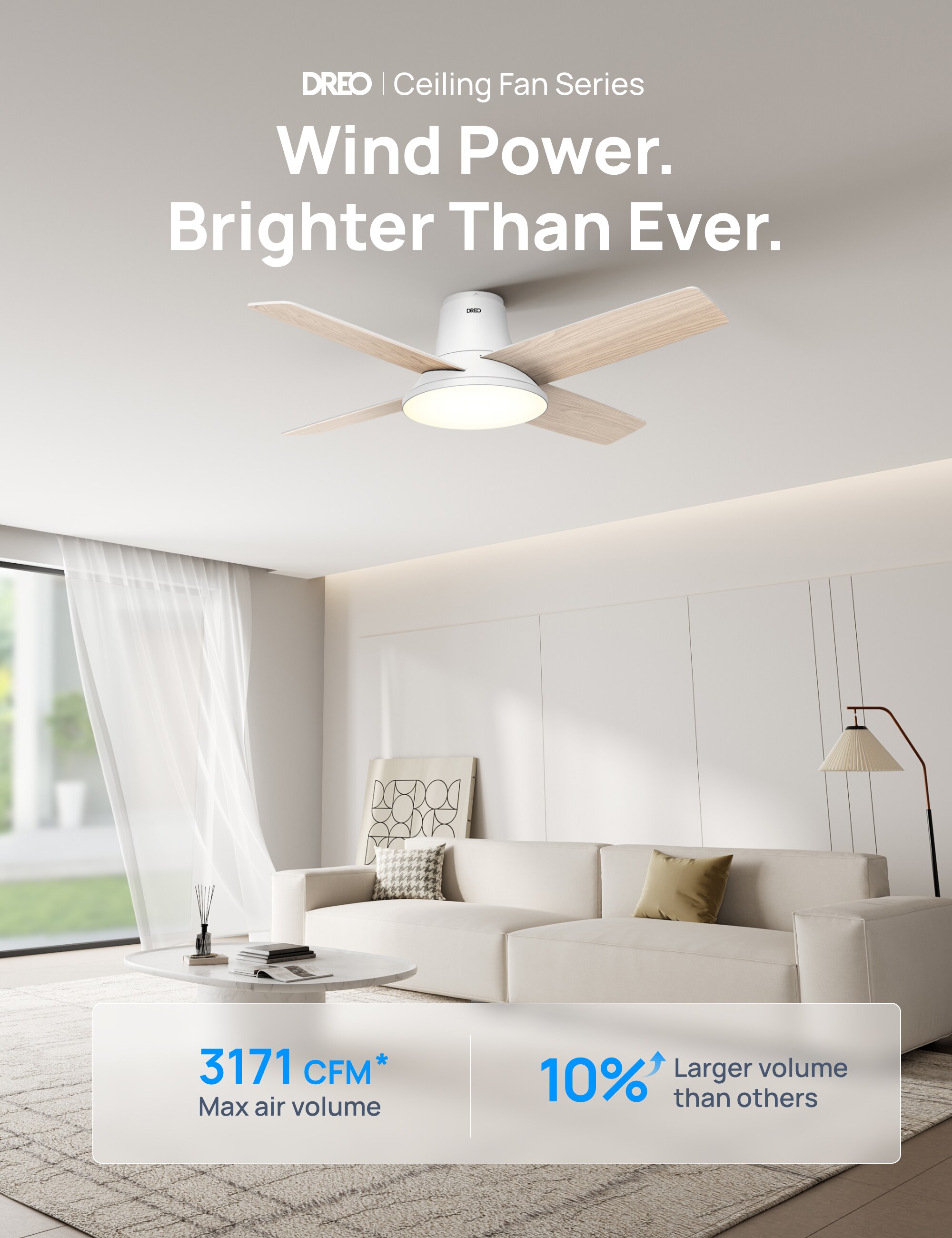 DREO DR-HCF003 BLACK Ceiling-Fans - View #4