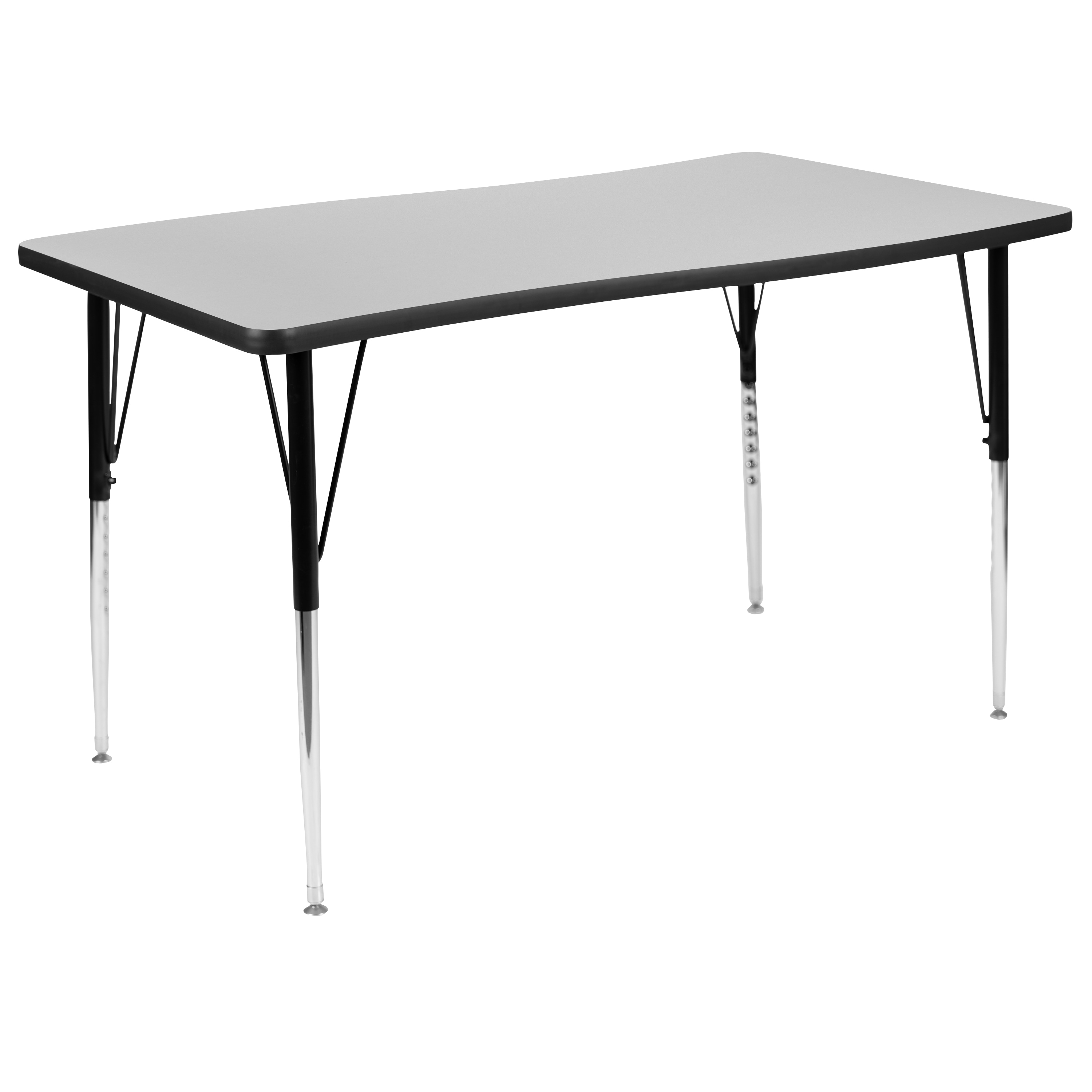 Flash Furniture 889142514947 Wren Grey Rectangular Kid's Play Table