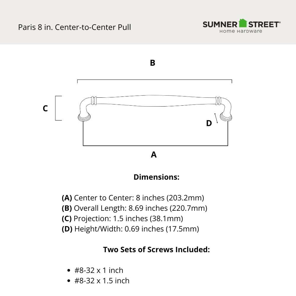 Sumner Street Home Hardware RL004777 Cabinet-Pulls - View #4