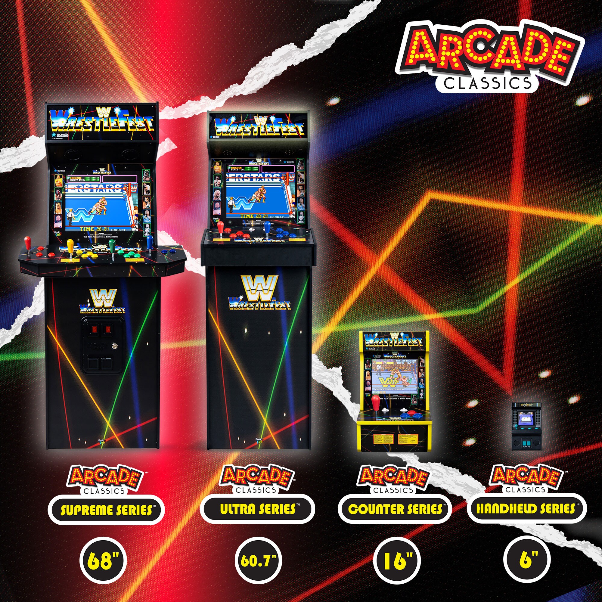 Arcade Classics 09683-WWE Video-Gaming-Accessories - View #5