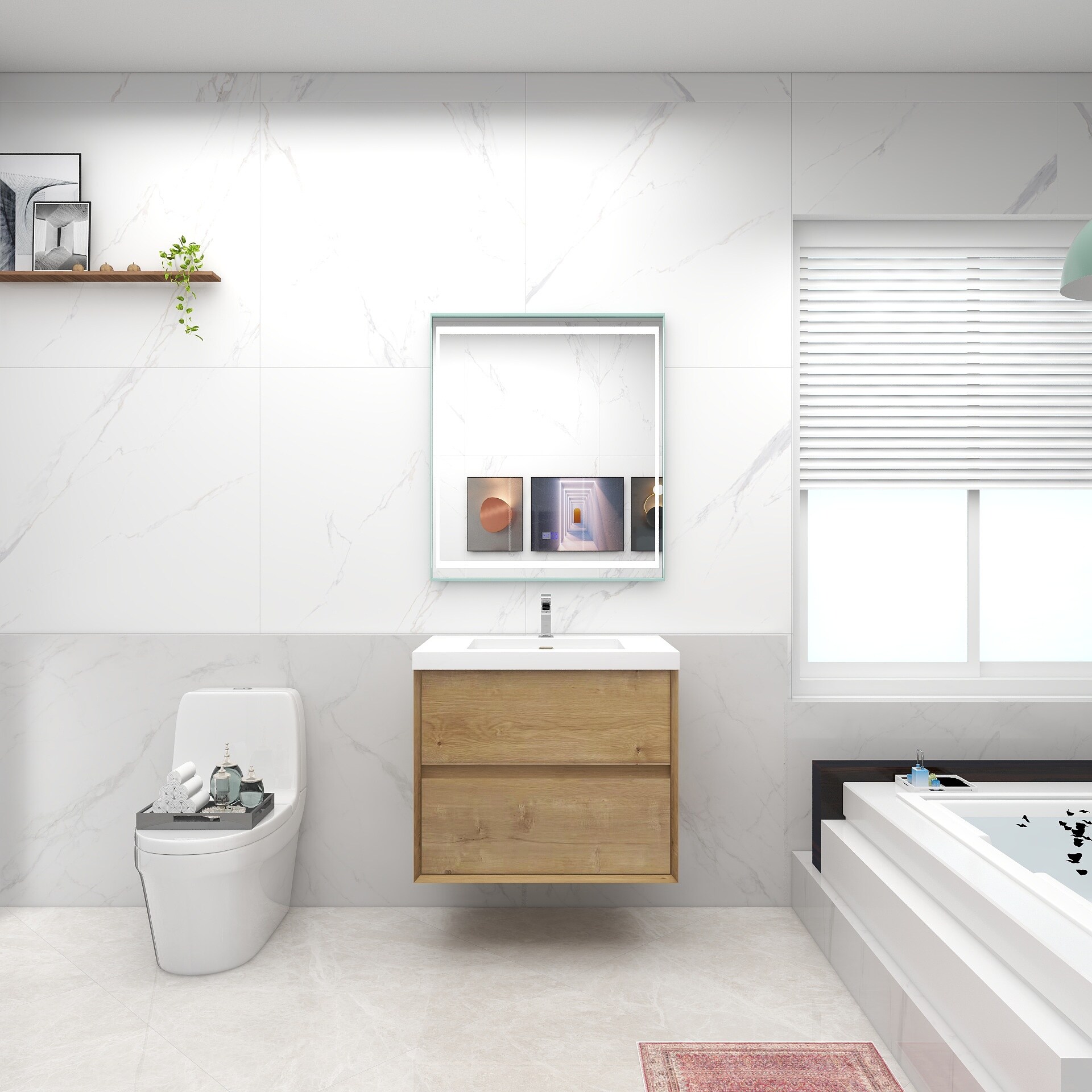 BV Better Vanity SLIM30-OAK Bath-Vanity-Combo - View #3