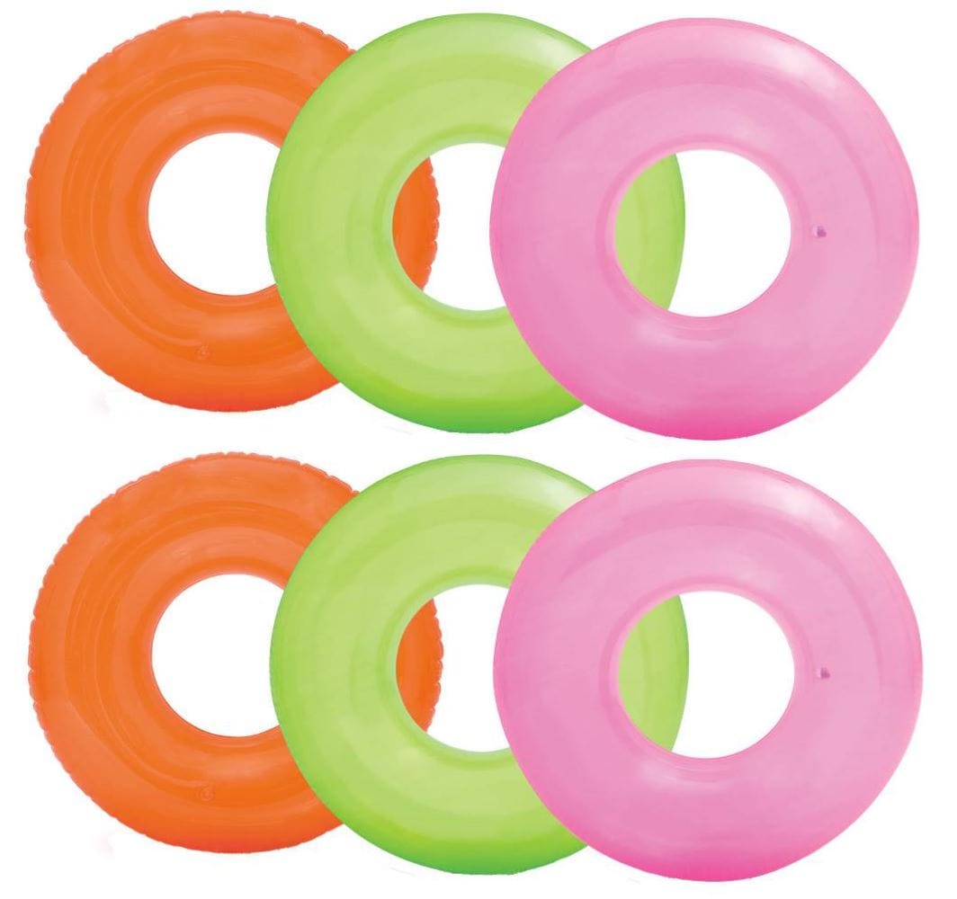 Intex 52661 30-Inches x 30-Inches Varies Inner tube 6 -Pack