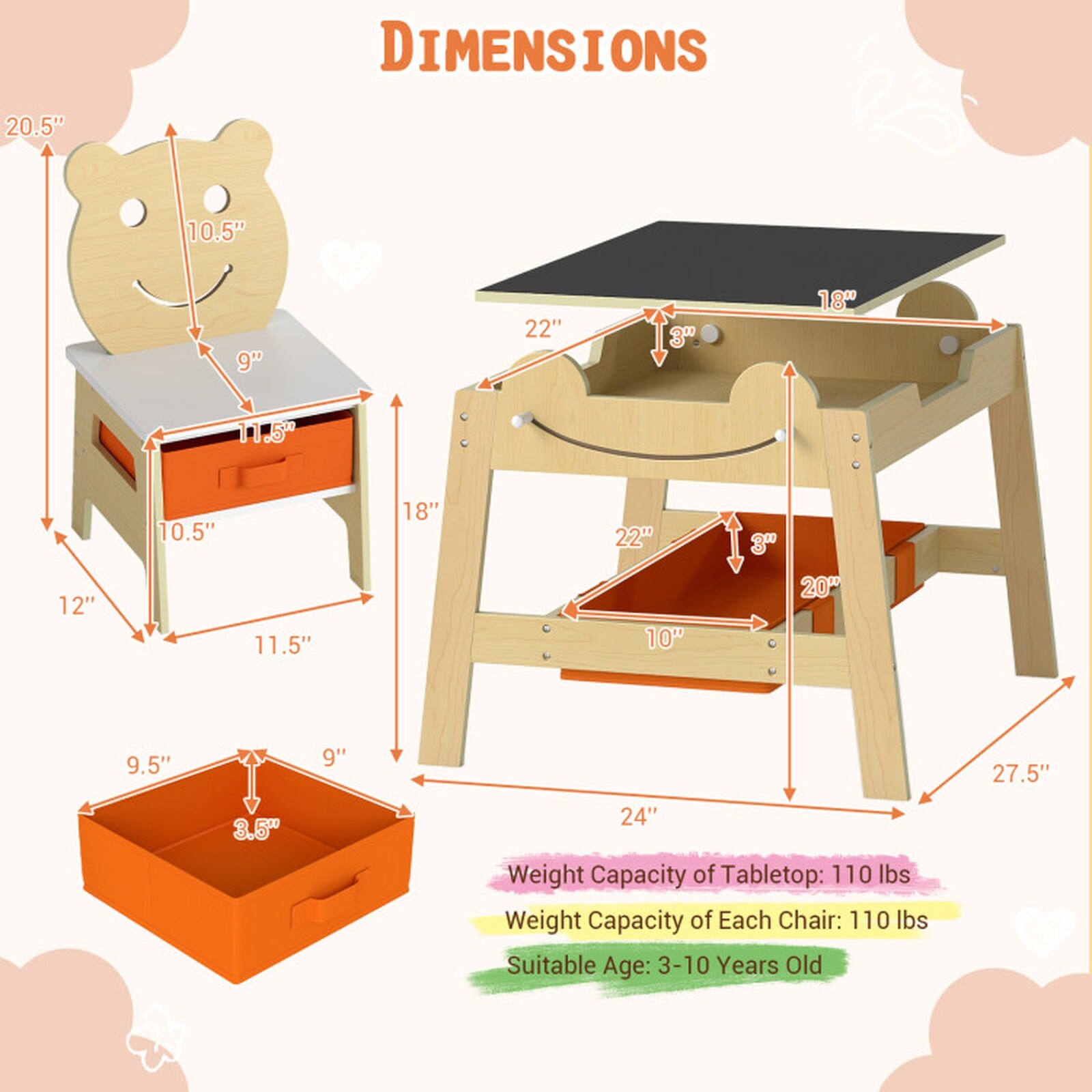 SUGIFT LW102SUGHY3310 Kids-Play-Tables - View #3