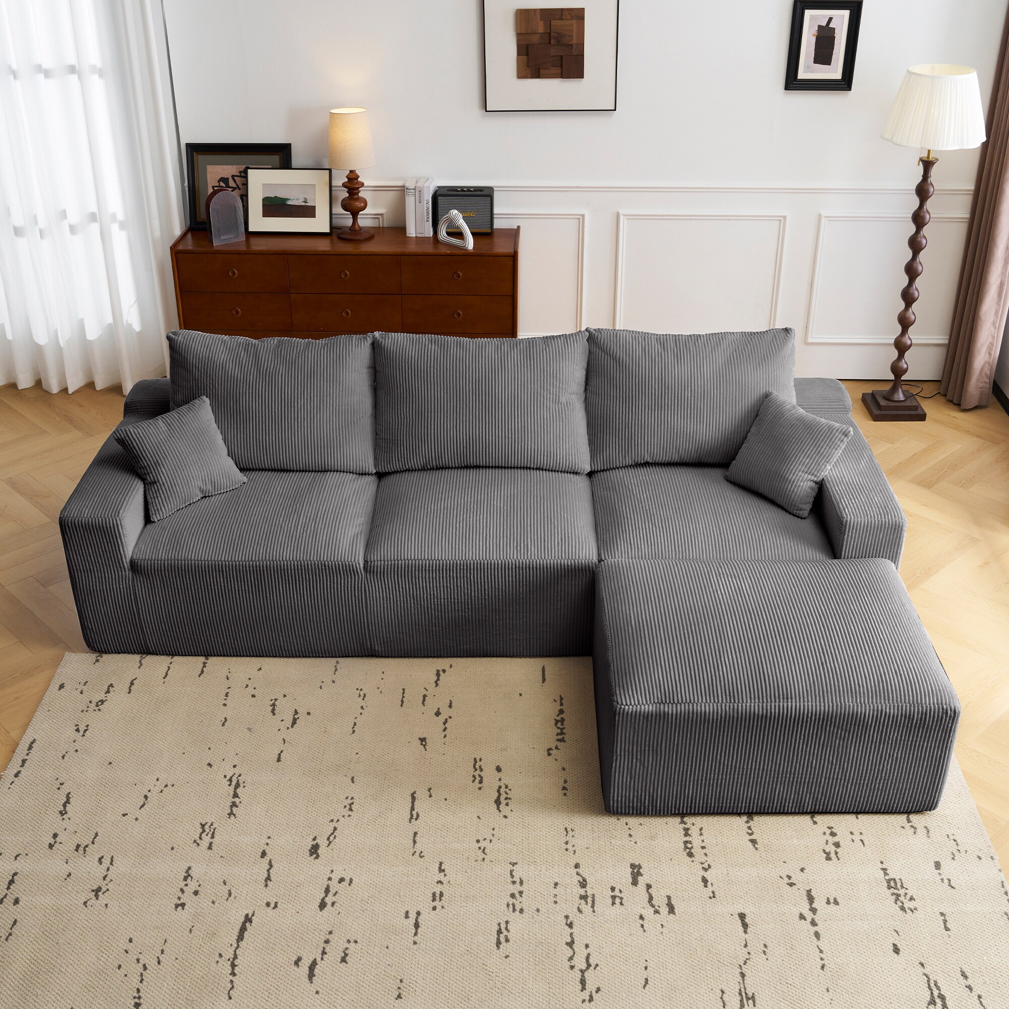 SINOFURN SYA370014GY Sofas-Loveseats - View #2