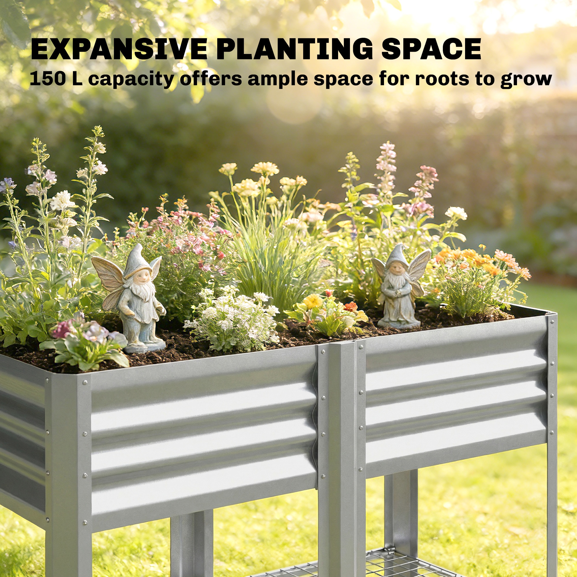 Outsunny 84H-554V00SR Raised-Planter-Boxes - View #6