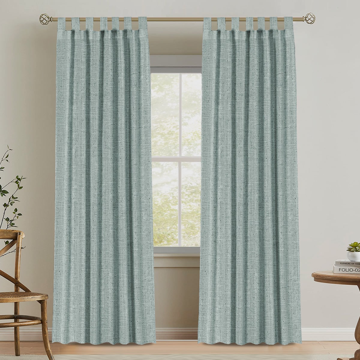 H.Versailtex TABDM5284STONEBLUE curtains - View #16