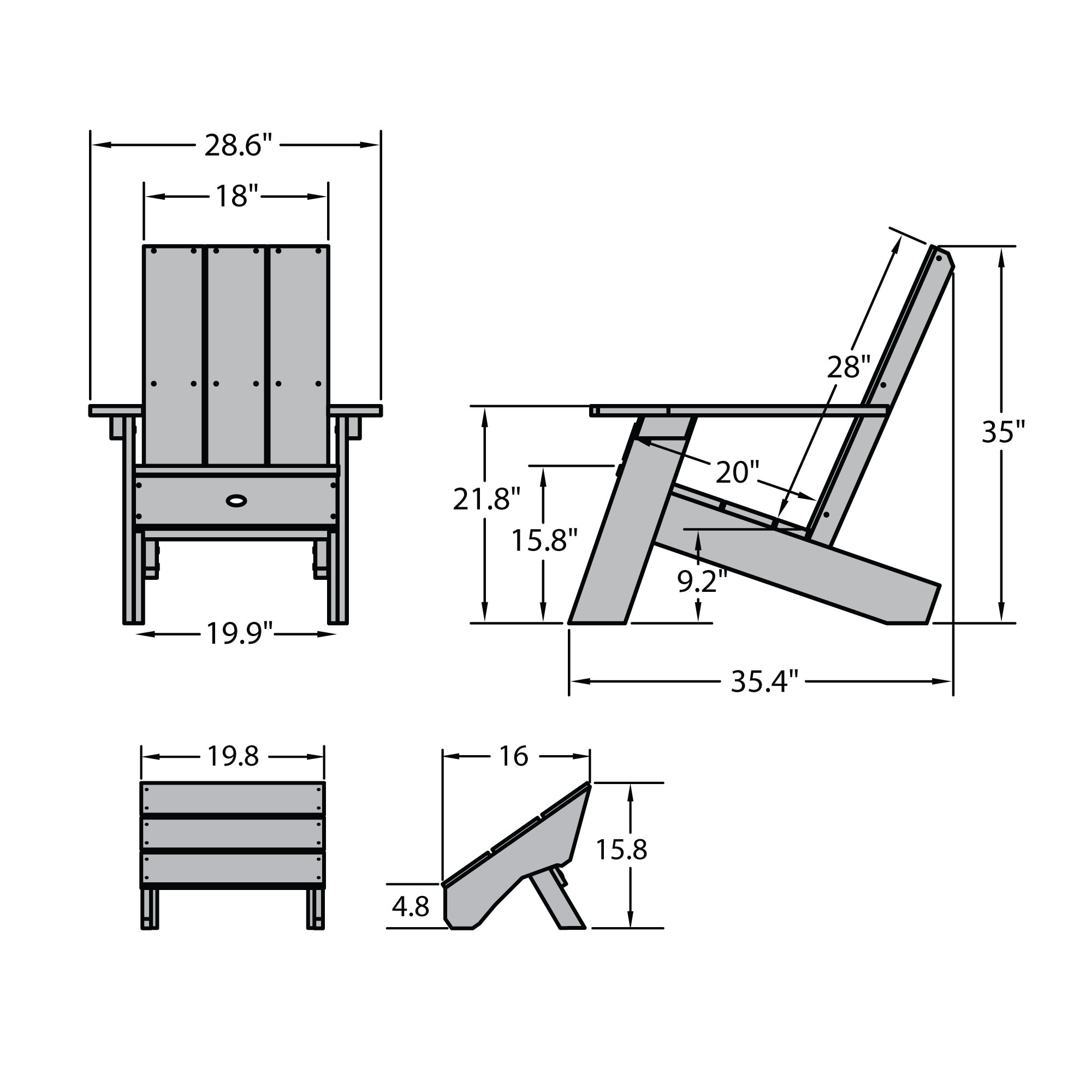 highwood AD-KITCHRAD02-ACE Patio-Chairs - View #6