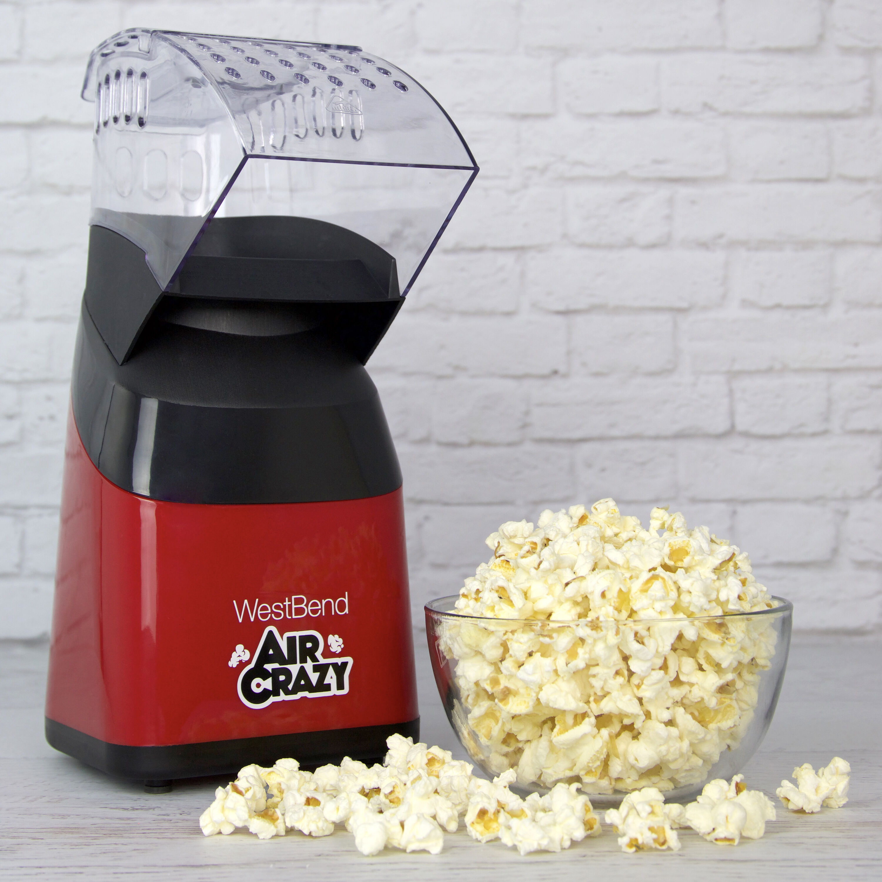 West Bend 16 Cup Air Crazy Popcorn Maker in Red