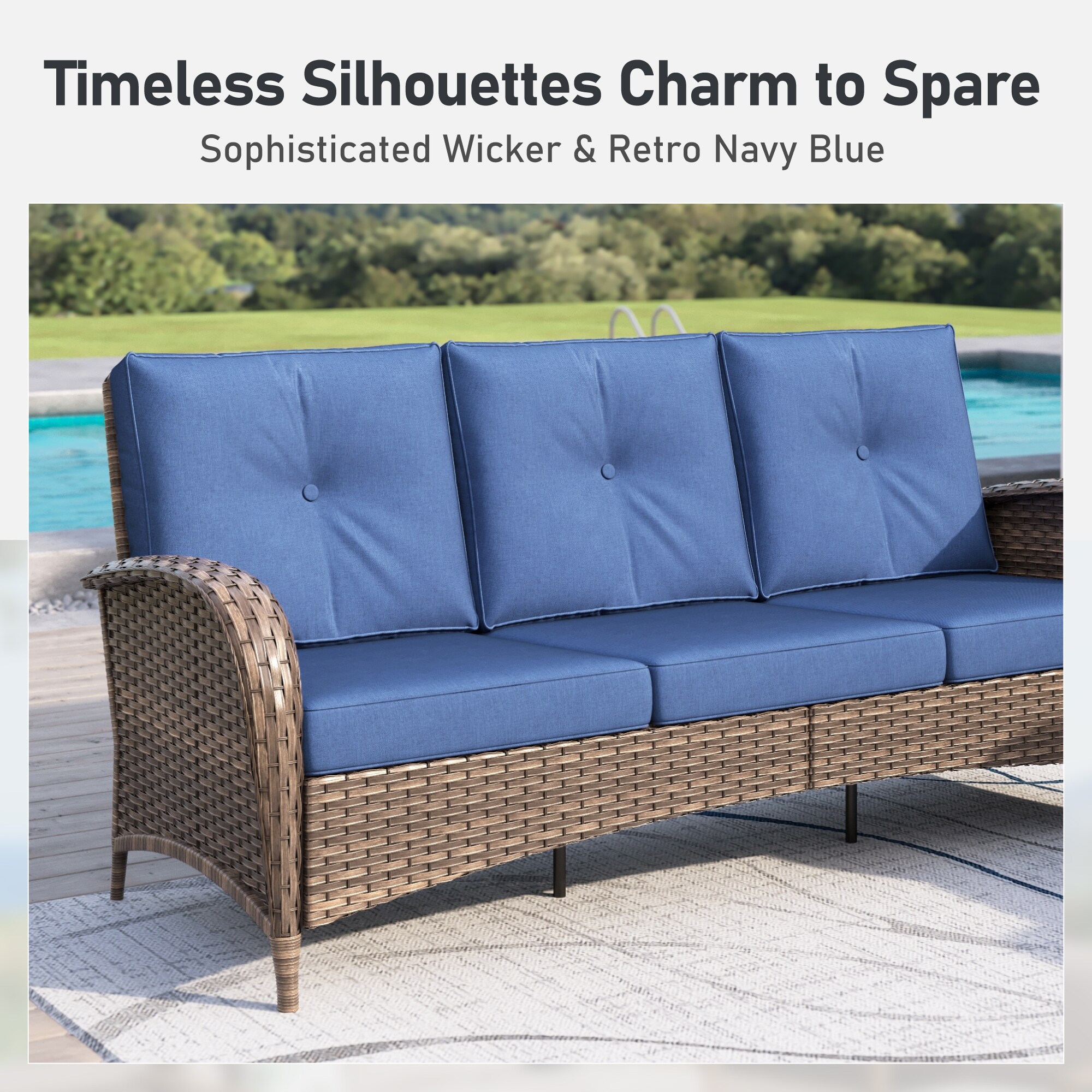 Sunshine Valley CR005-02-7-RD Patio-Conversation-Sets - View #2