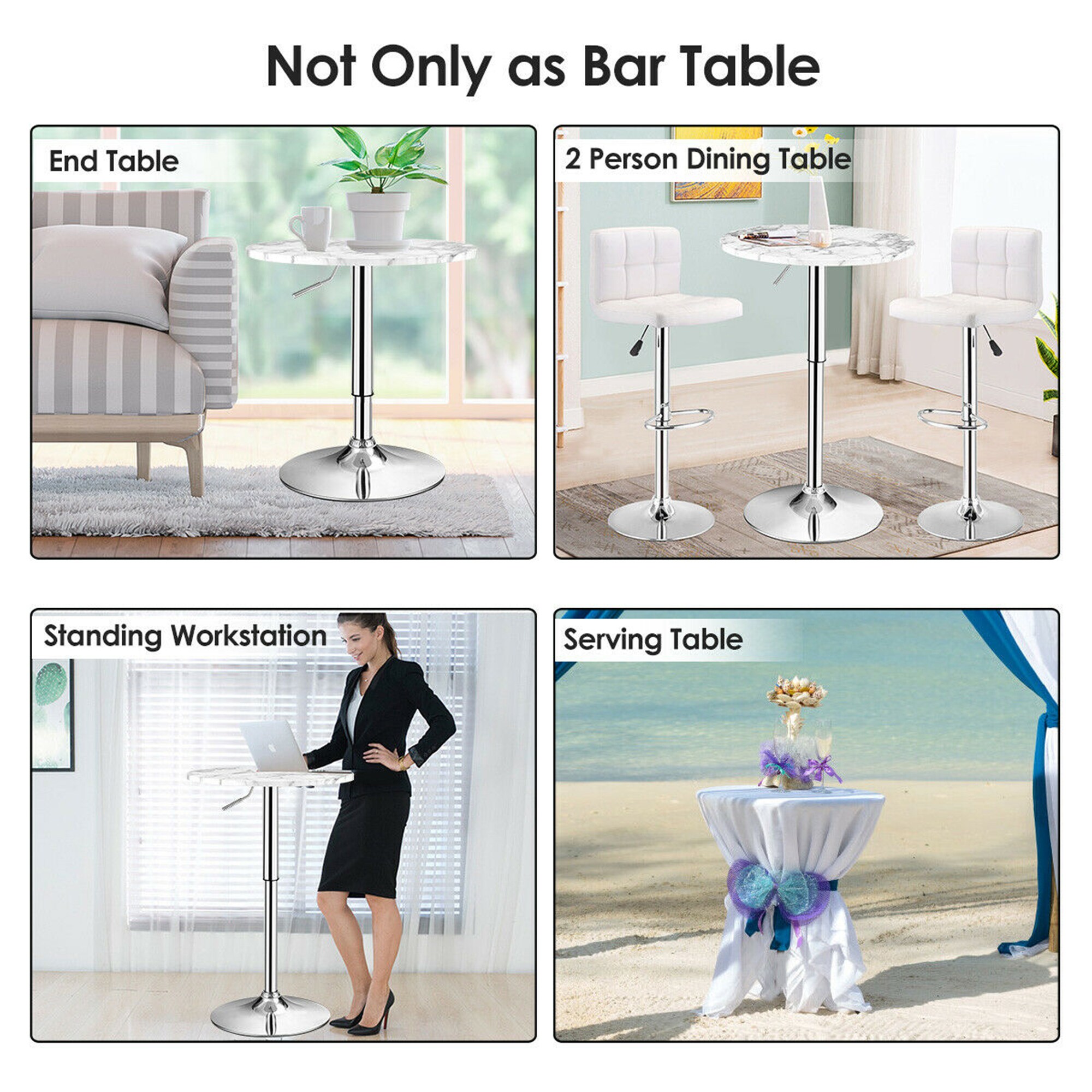 Costway GYM03803 Wood-Table-Tops - View #7