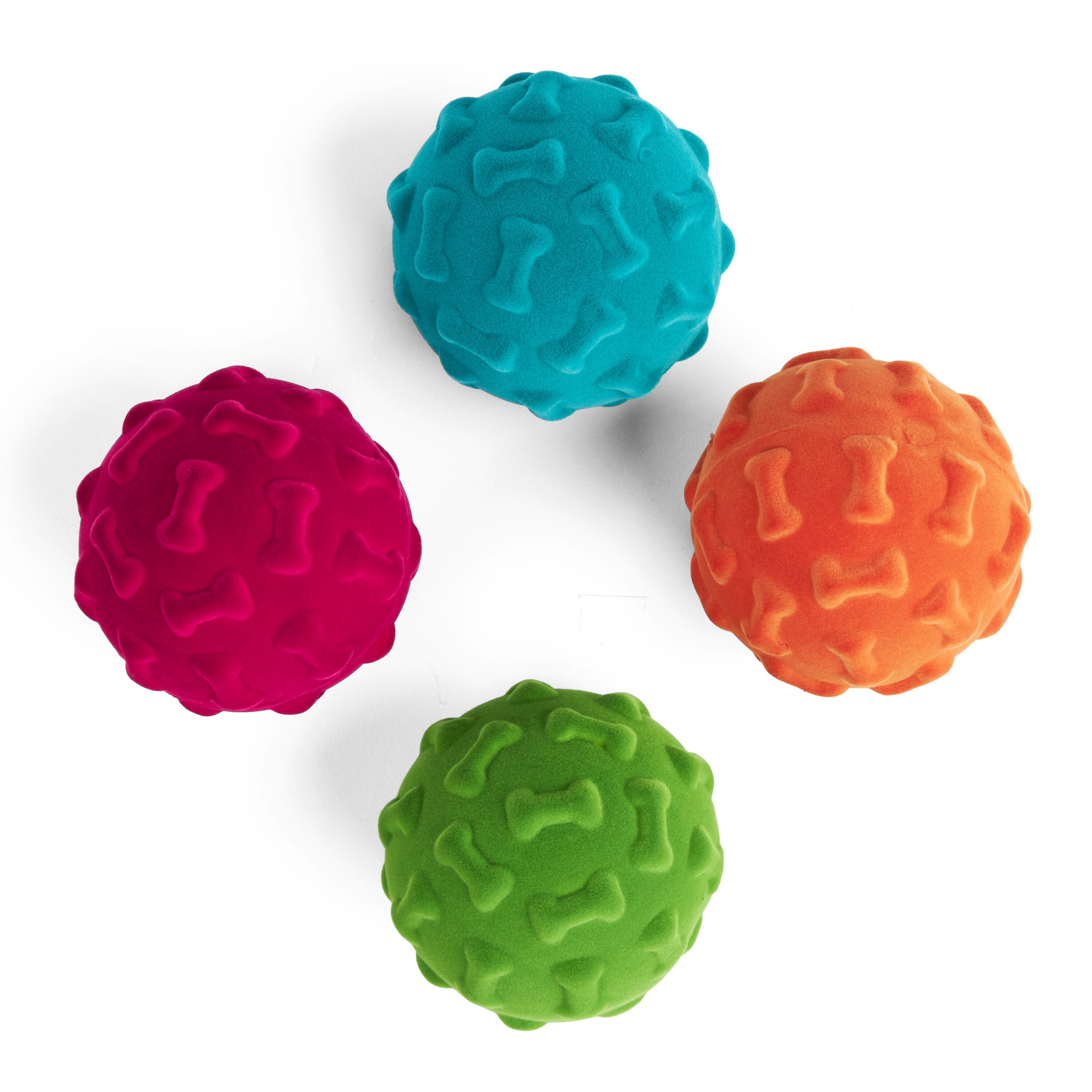Leaps & Bounds 3679426 Leaps and Bounds Medium Flocked Foam Ball Toy