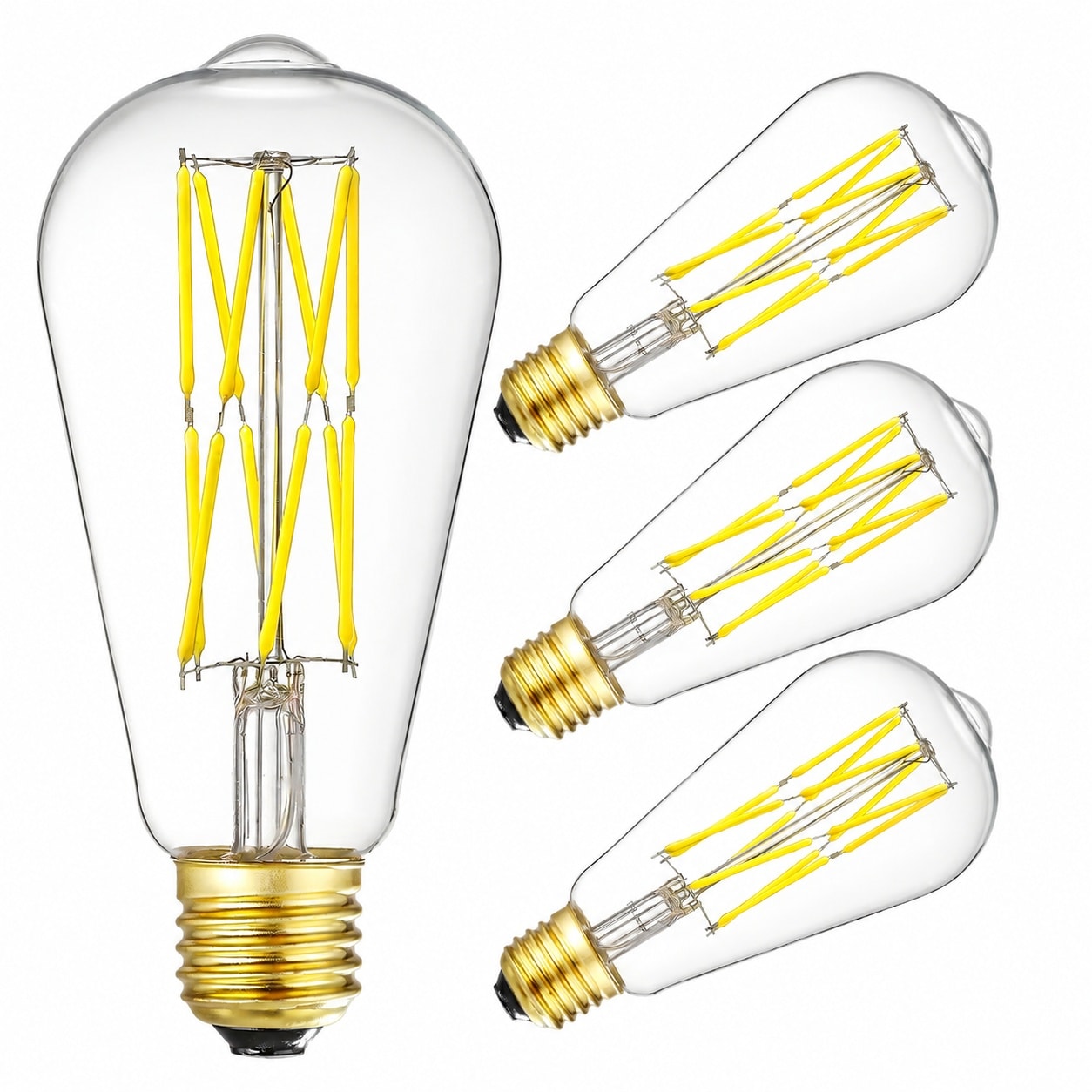 Misopily Dimmable Edison LED Bulb 10W Equivalent 100W Antique Style ...