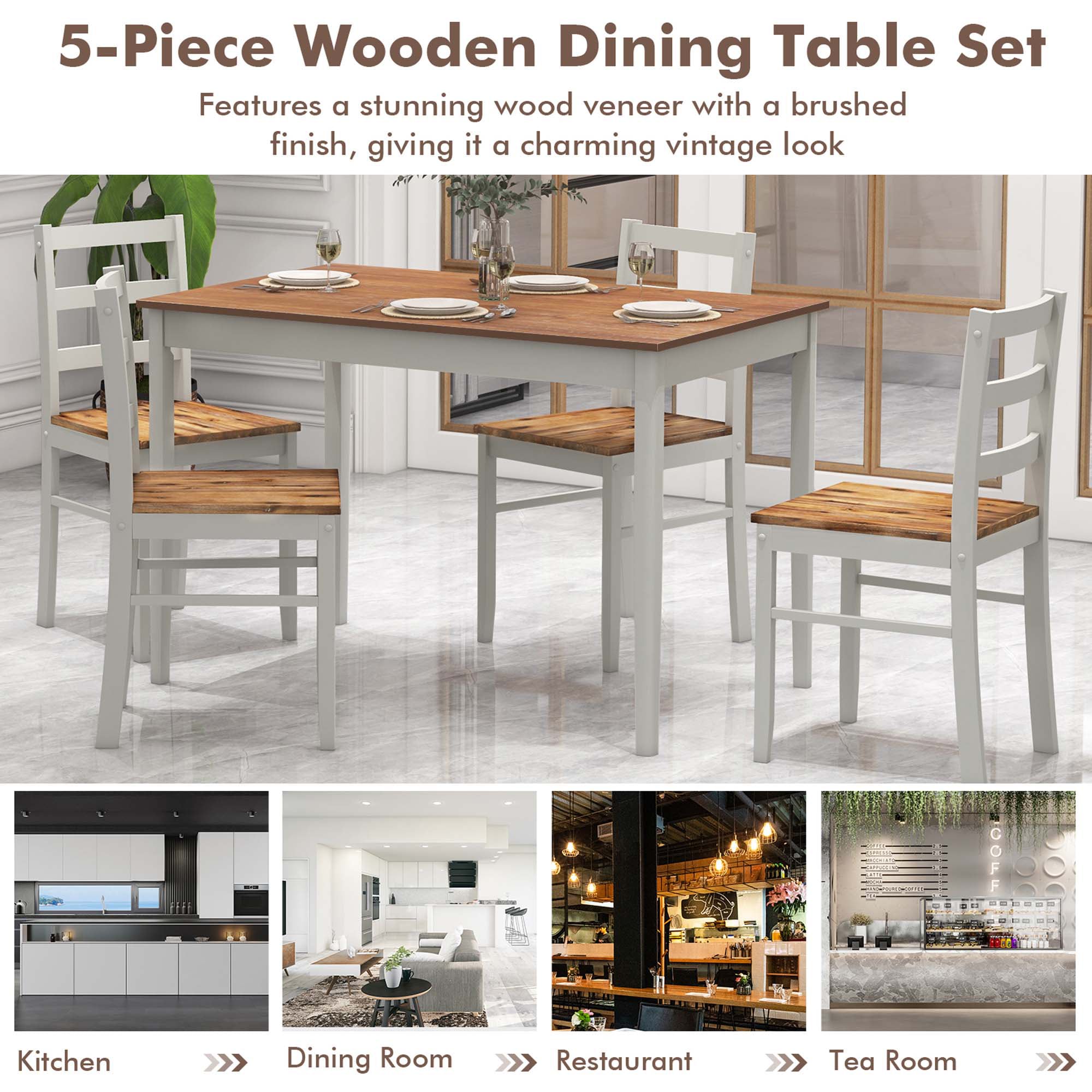 Goplus LWS00433 Dining-Sets - View #6