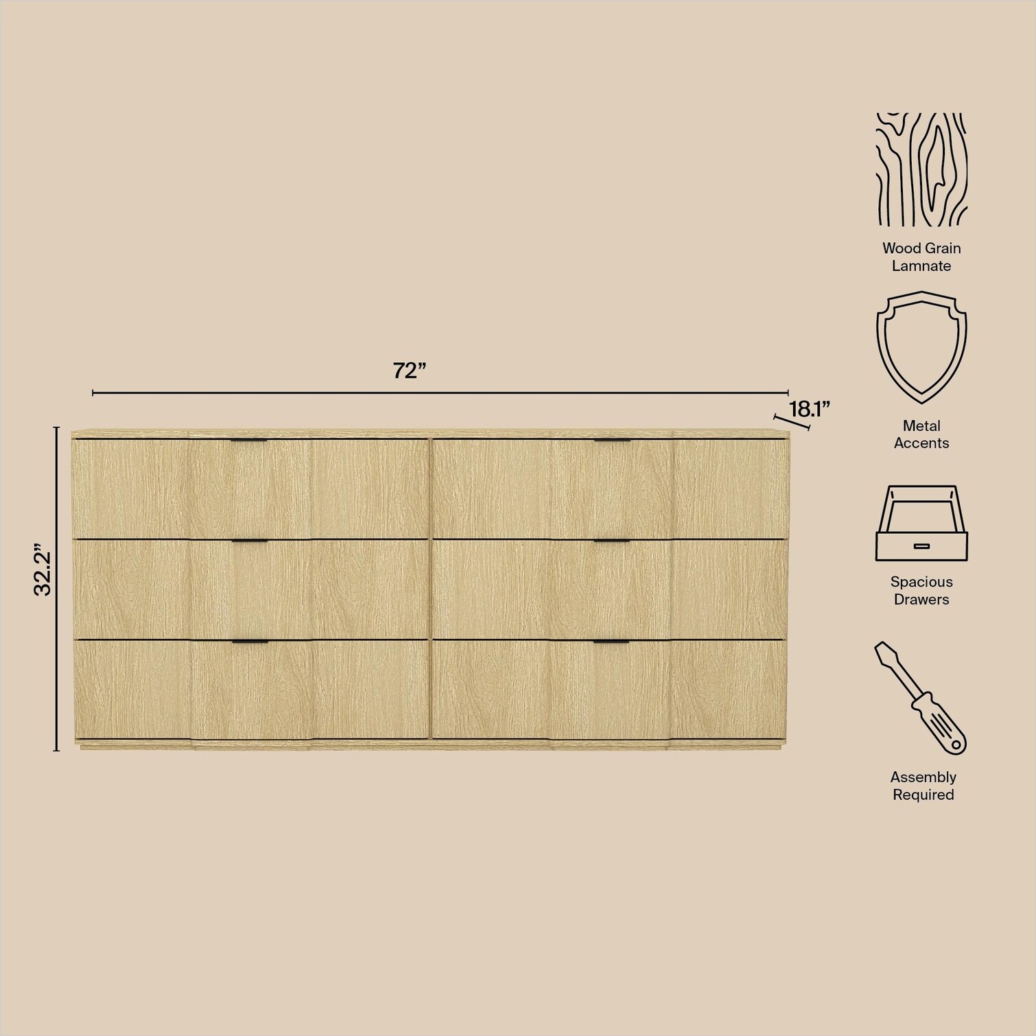 SUNCREAT IZMQ1JU5BL9T dressers - View #7