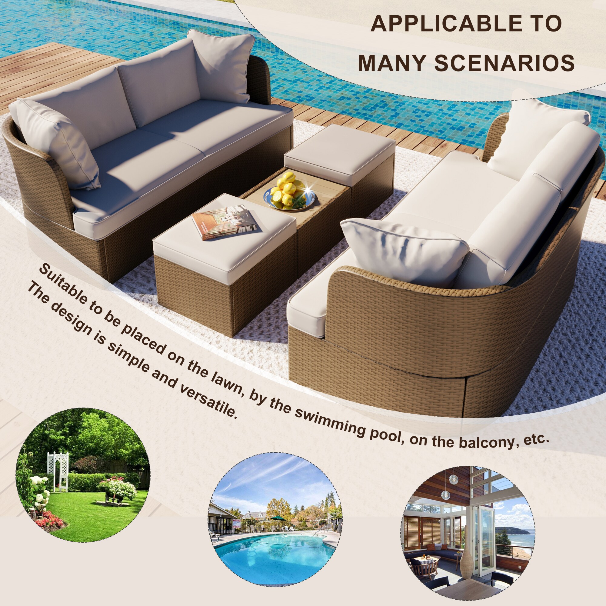 ModernLuxe L-WY000399AAA Patio-Conversation-Sets - View #3