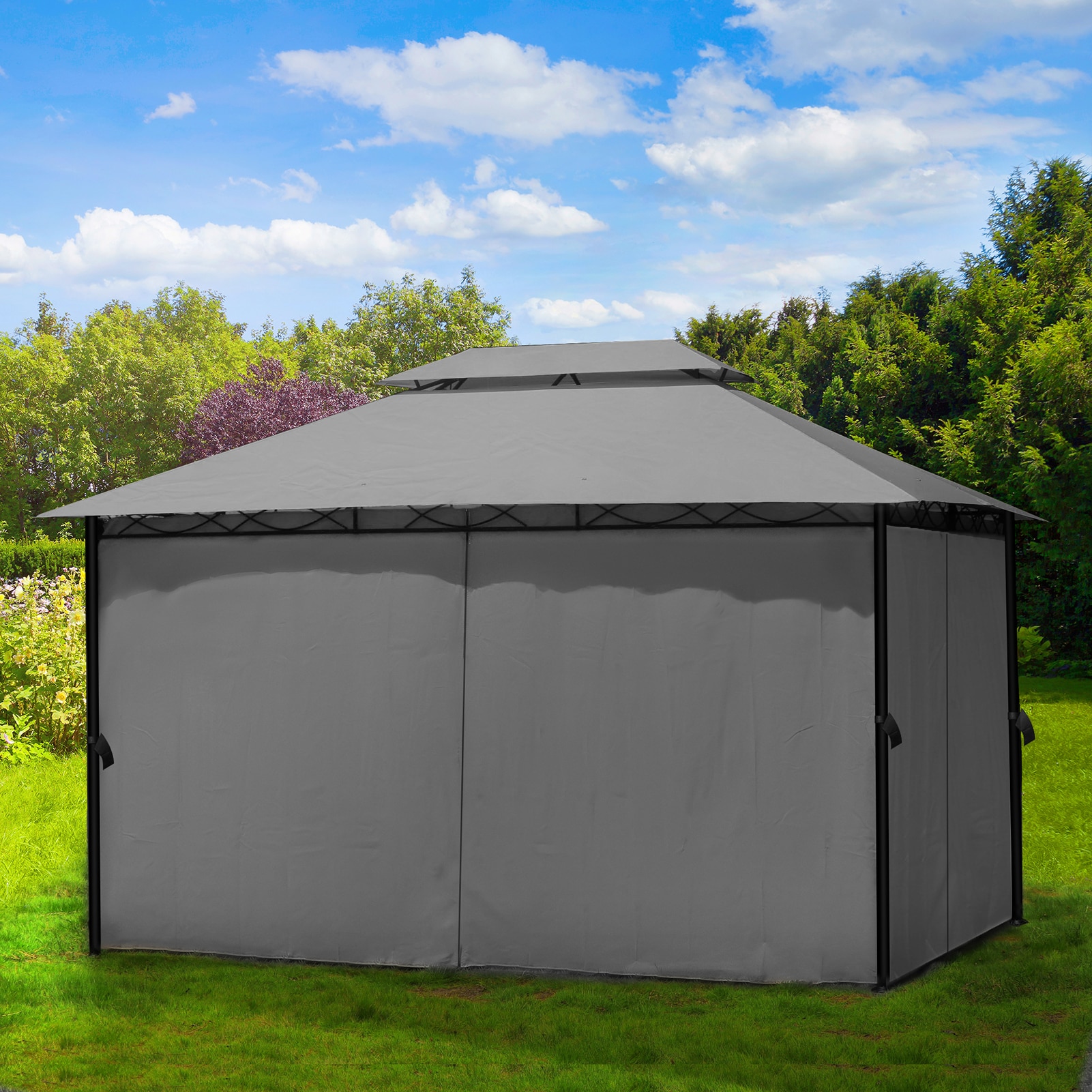 StarEcho SEVC24-KT-T001B-G Wood-Resin-Gazebos - View #2
