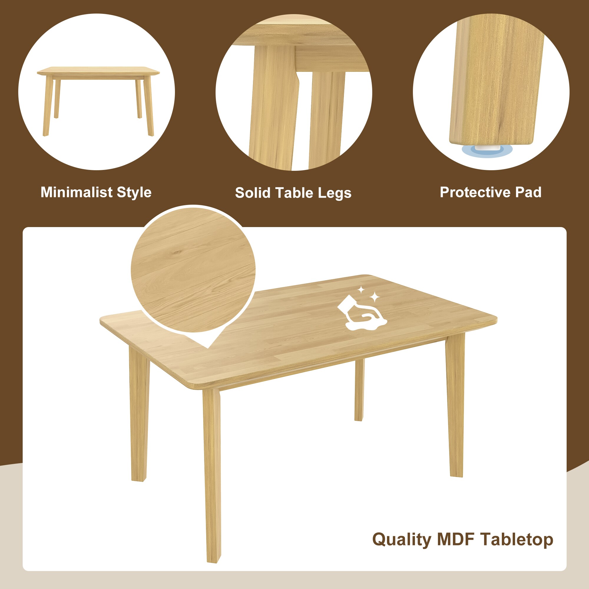 ModernLuxe L3P-N752P368503A Dining-Tables - View #3