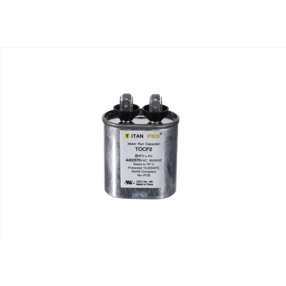 Titan PRO  2 MFD 440 V Oval Run Capacitor