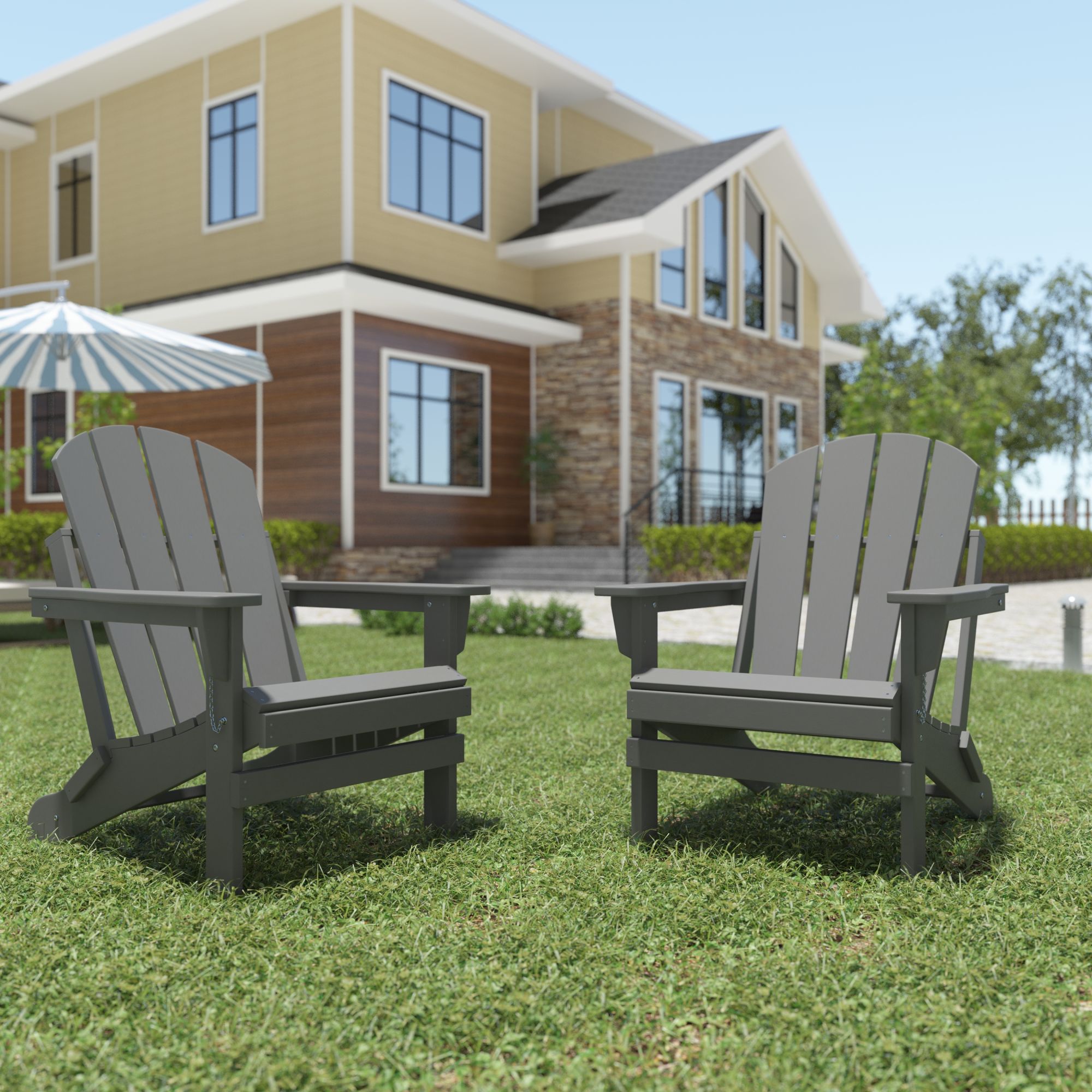 Forclover MONM1209-02GY Patio-Chairs - View #13
