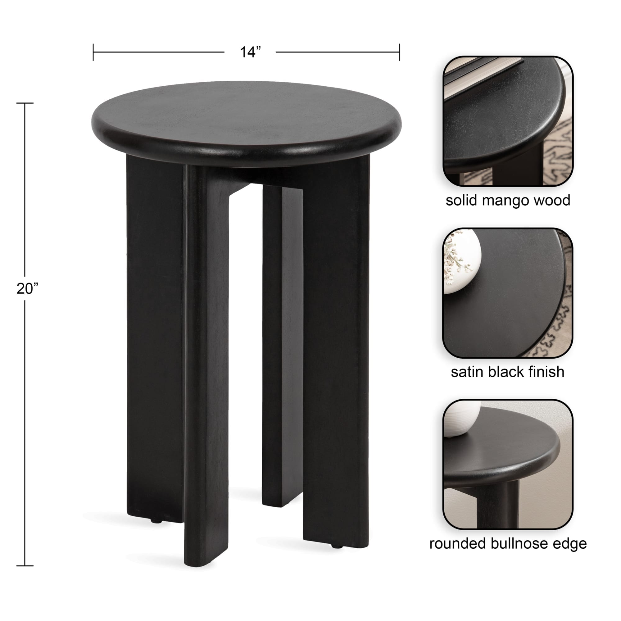 Kate and Laurel 228645 End-Tables - View #2