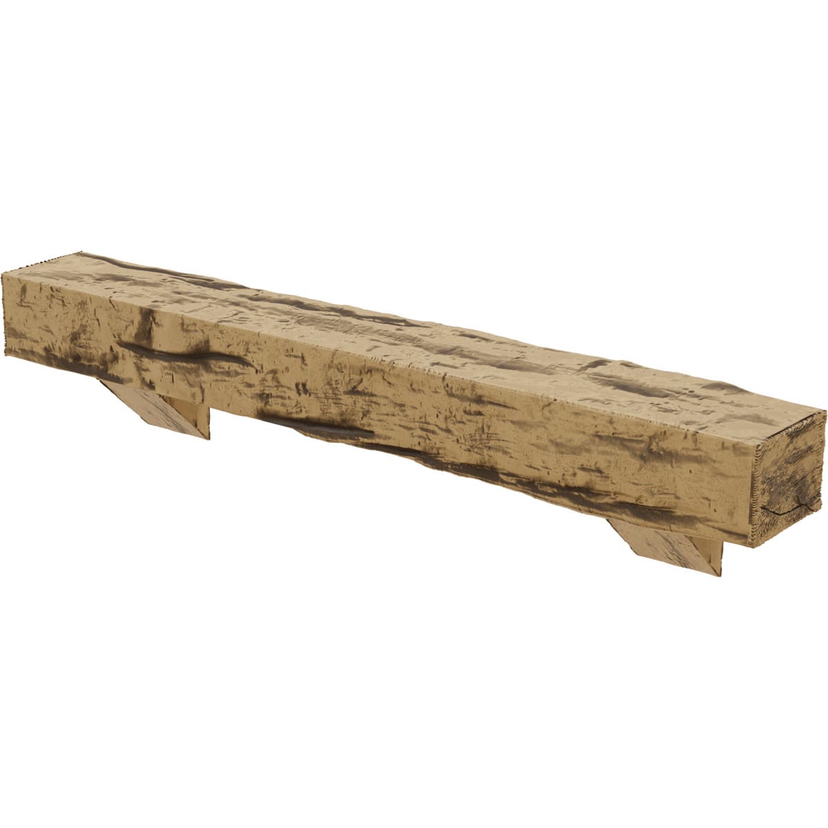 Ekena Millwork MANURW04X08X60BKPP Mantel-Shelves - View #3