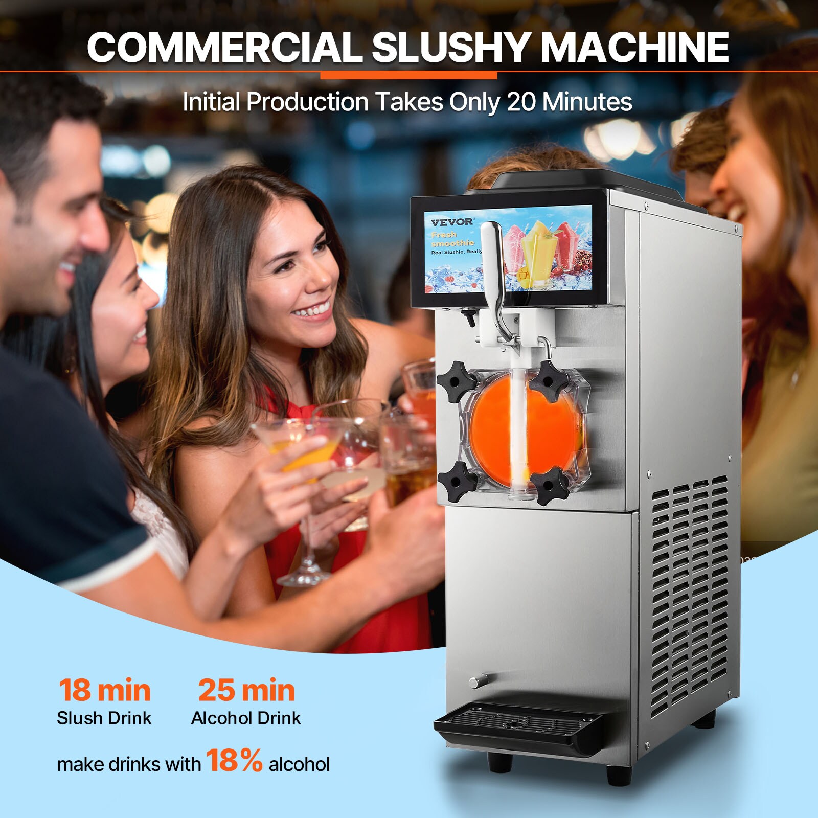VEVOR FBX8L4L1100W13MWWV1 Frozen-Drink-Makers - View #3
