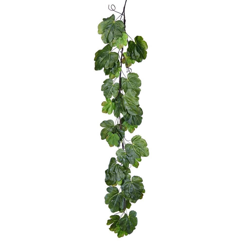  Vickerman 72 Artificial Green Fern Garland. Add Depth