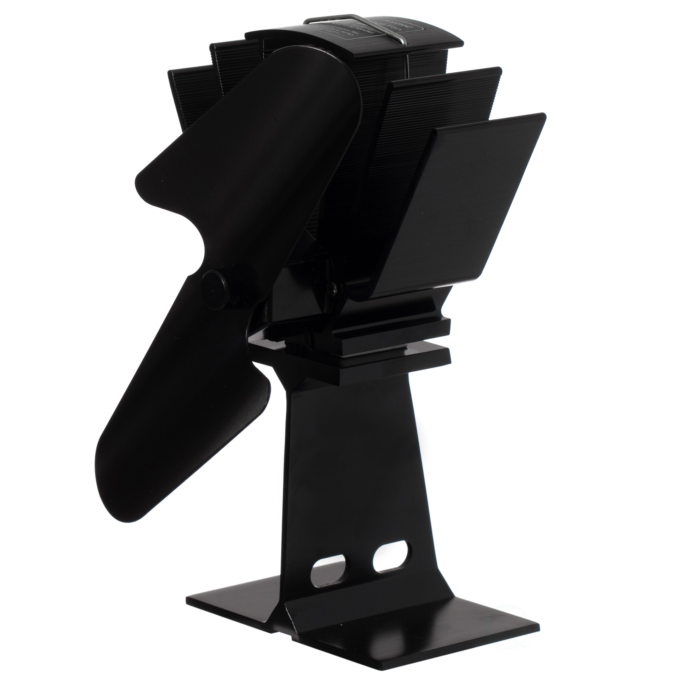 Gardenised QI004551 Black Wood stove fan