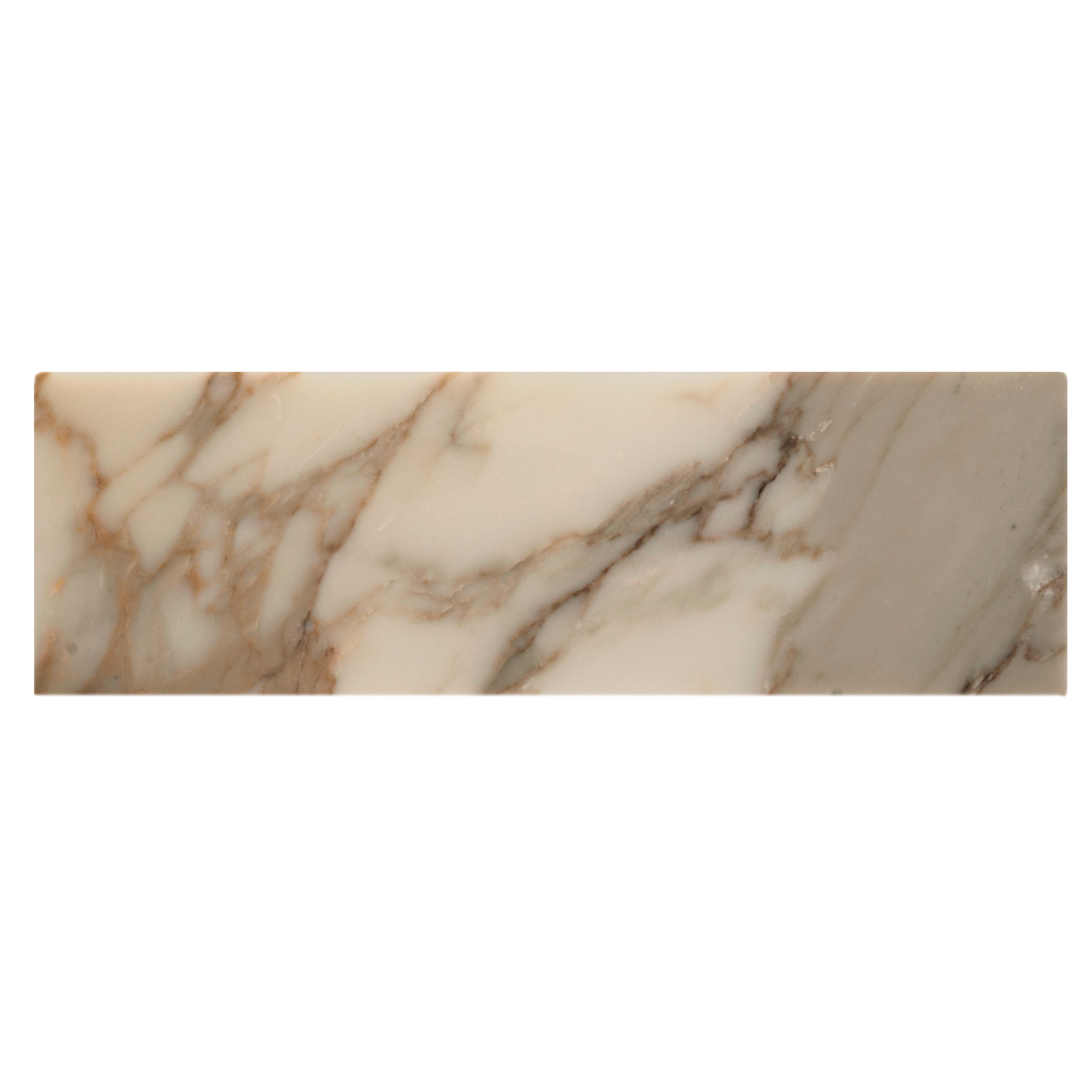 Apollo Tile (Sample) Wall Tile White 4-in x 4-in Polished Marble Subway Floor and Wall Tile