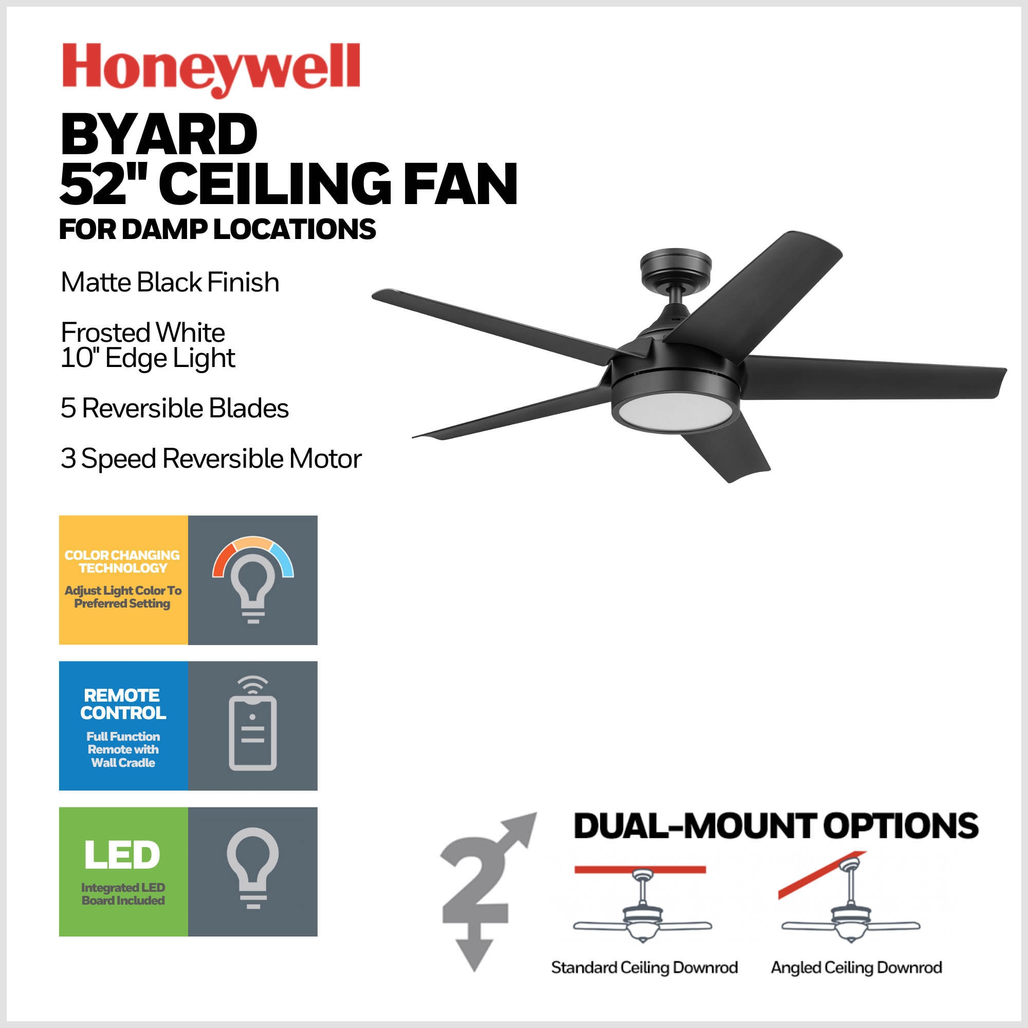Honeywell 53004-26 Ceiling-Fans - View #3