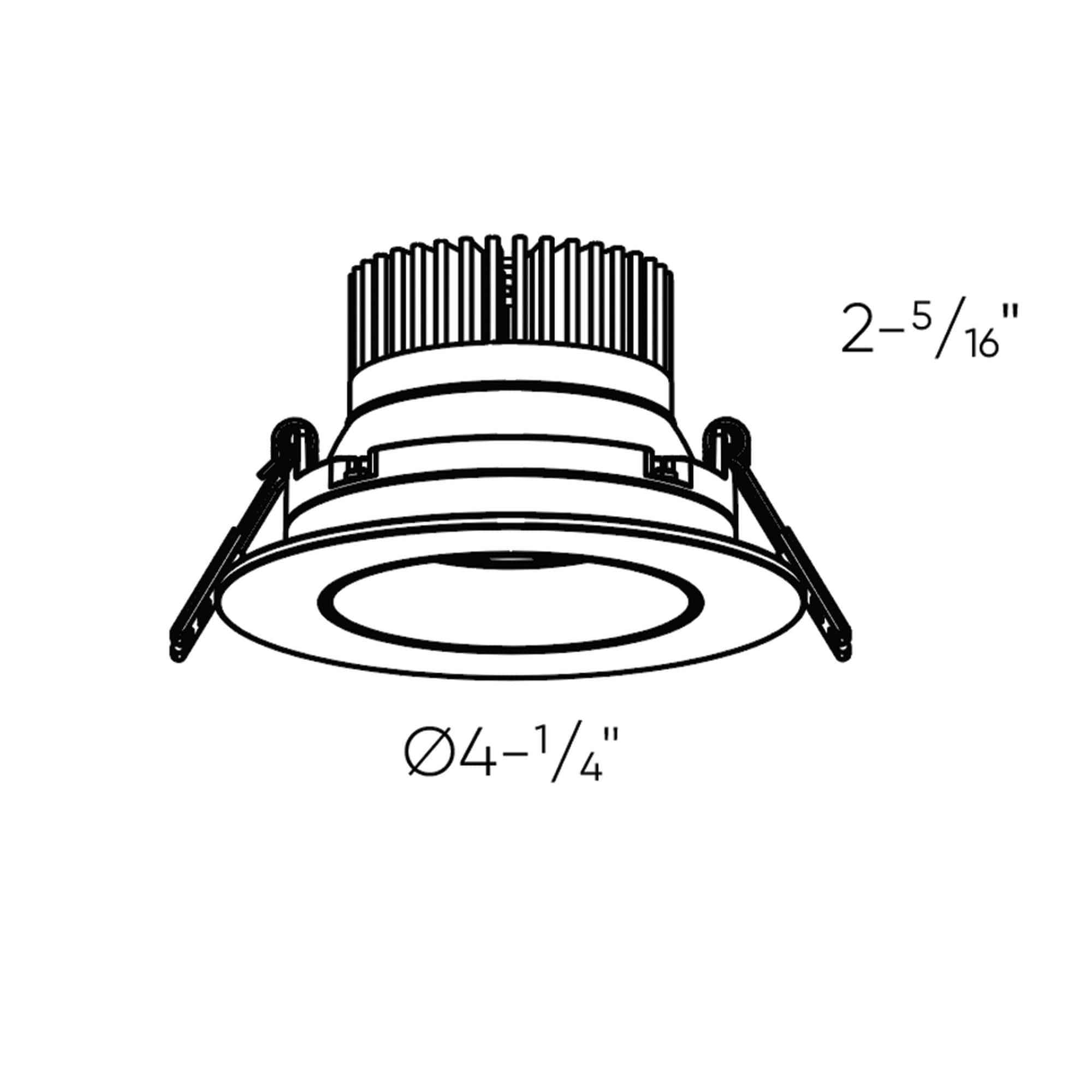 DALS Lighting GBR35-CC-WH Led-Retrofit-Downlight - View #3