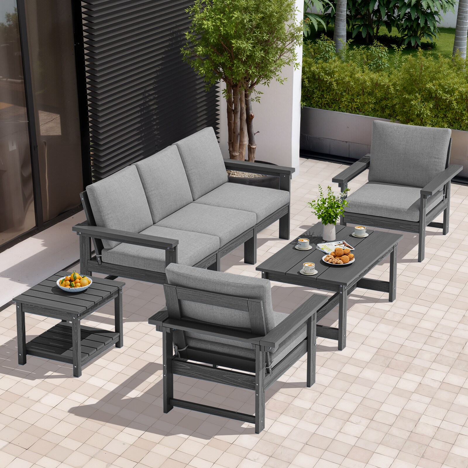 VOUA ZHSF06-GY Patio-Conversation-Sets - View #10