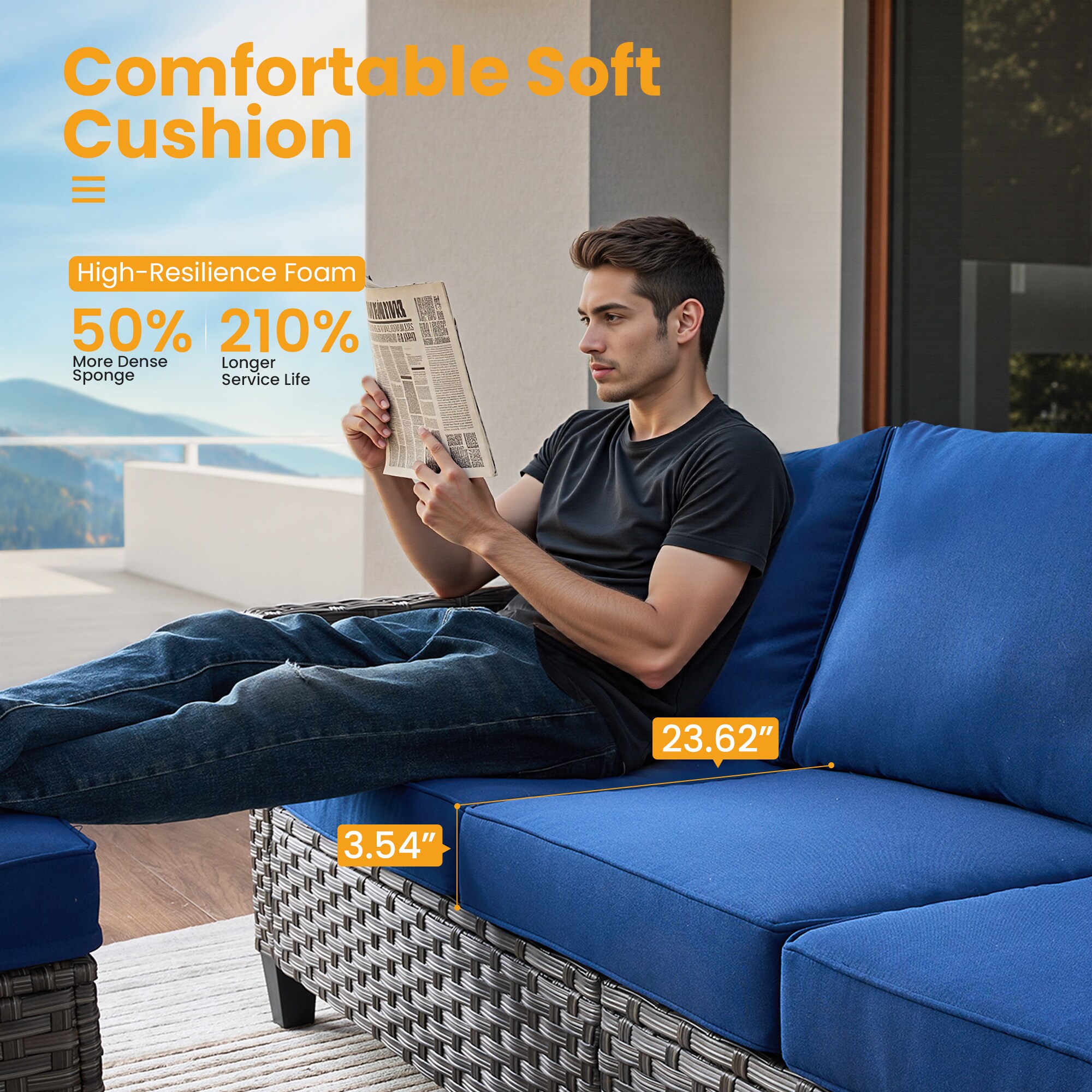 Ovios NK705 Patio-Conversation-Sets - View #3