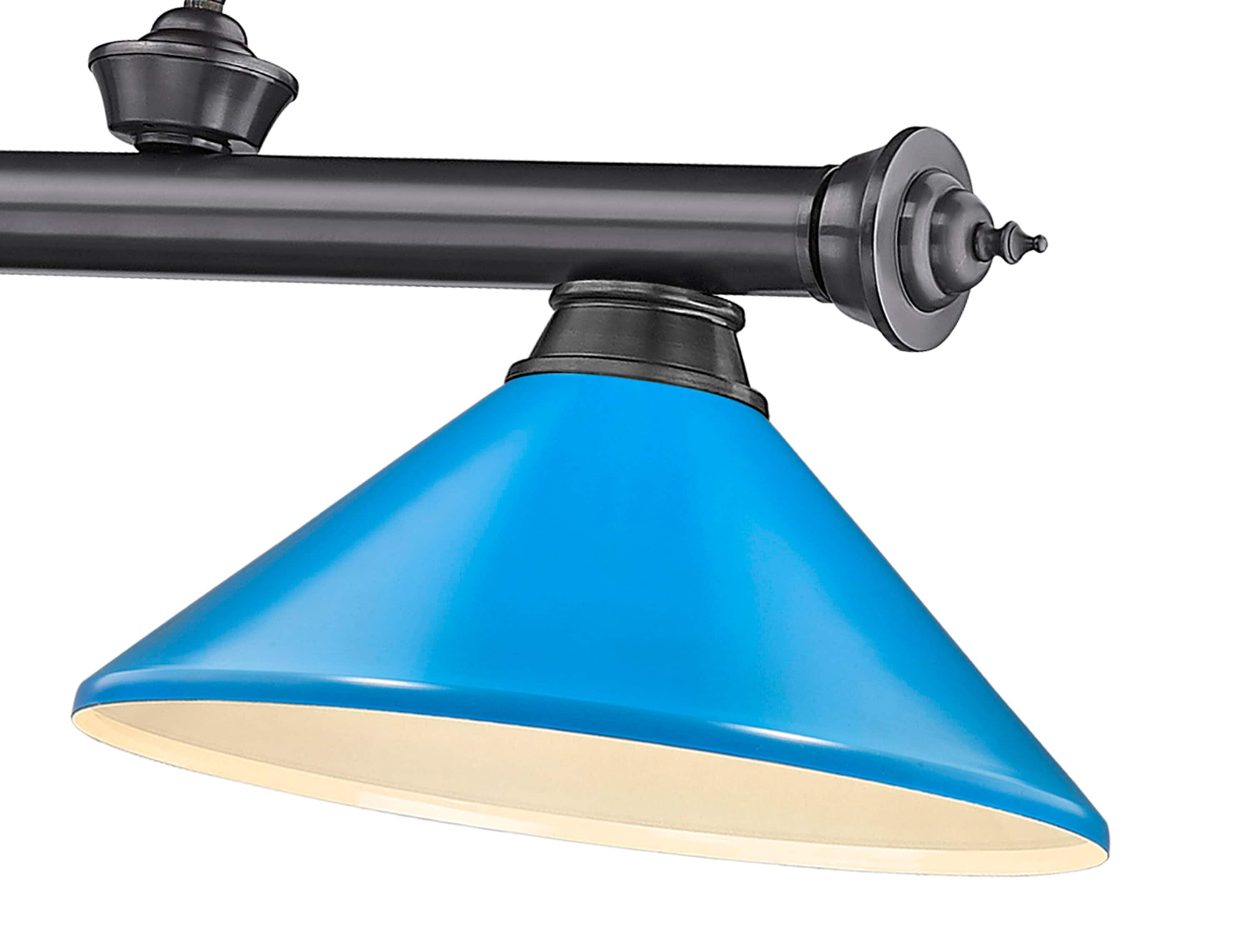 Z-Lite 2306-3BP-MEB Pool-Table-Lighting - View #4