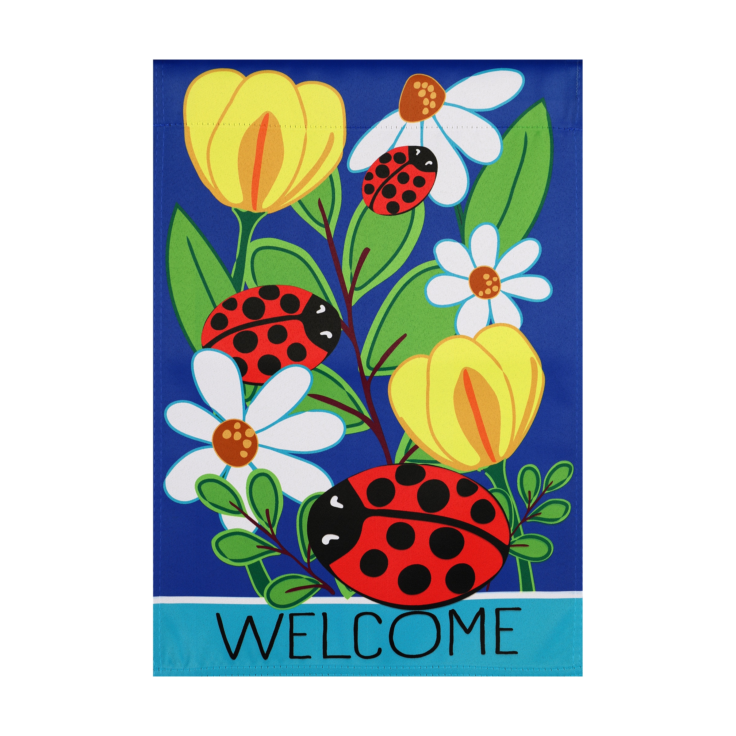 Style Selections ZLW14S9134 1-ft W x 1.5-ft H Bugs Garden flag