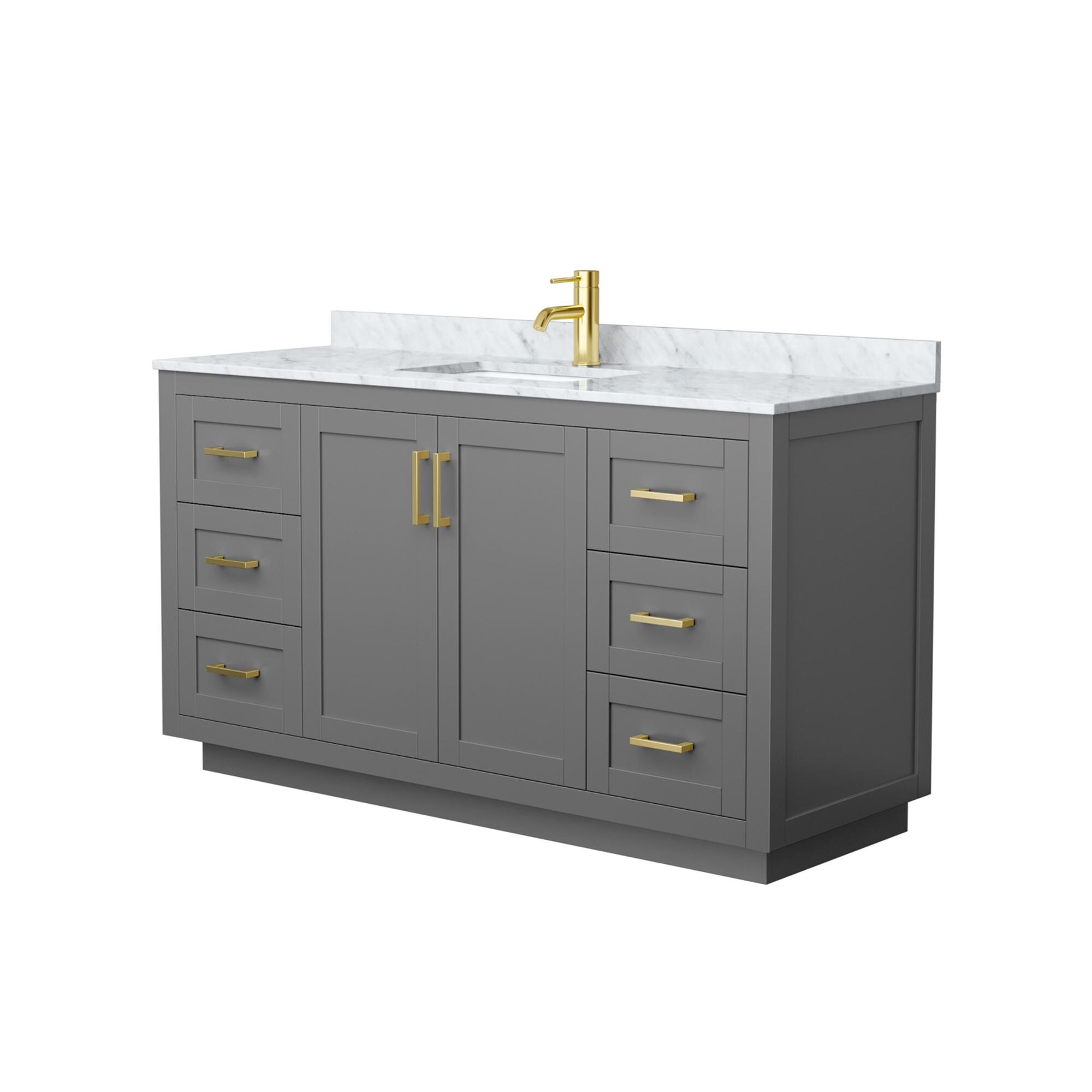 Wyndham Collection WCF292960SGGCMUNSMXX Bath-Vanity-Combo - View #2