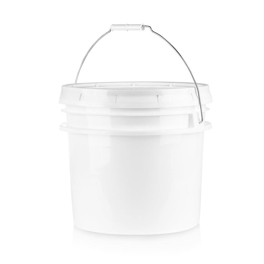 ePackageSupply T28W, L40GTS 3.5 Gallon Buckets with Lids-3 Pack, 3.5 gal, White