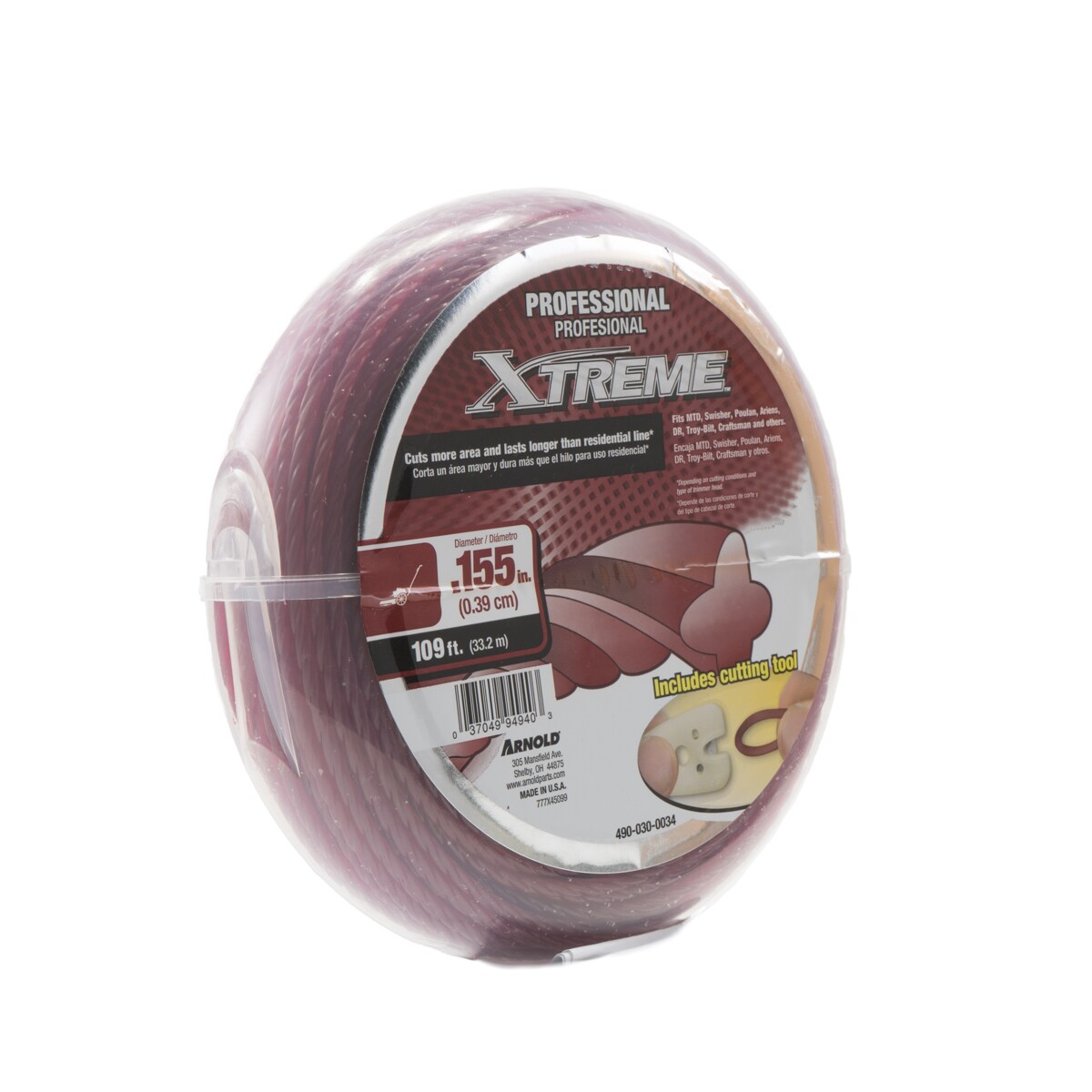 Arnold WLM-165 Maxi Edge Commercial Trimmer Line, 440' X 0.065