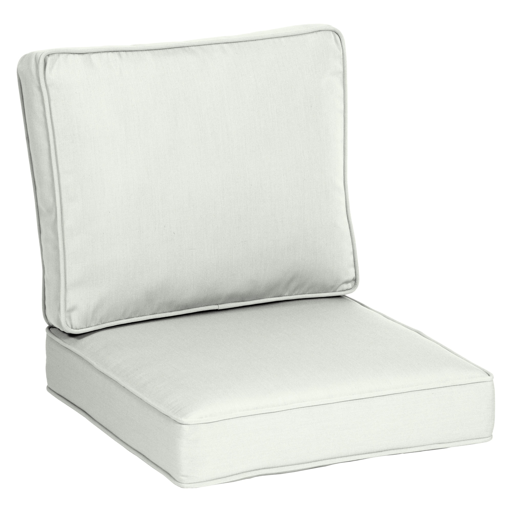Arden Selections Oasis 19 x 19 in. Outdoor Seat Cushion - Cloud White