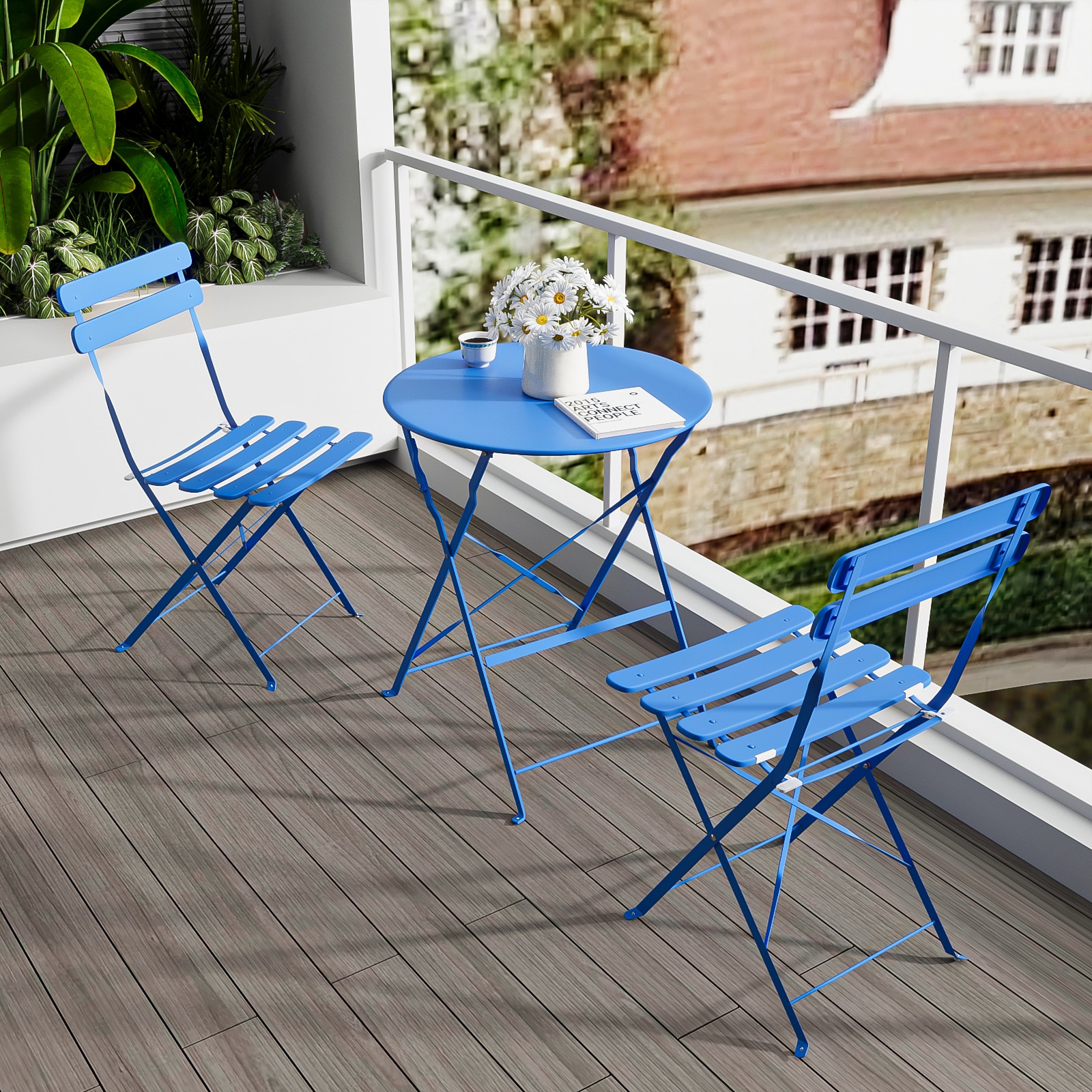 Moda Furnishings W400128198 3 -Piece Patio Conversation Set