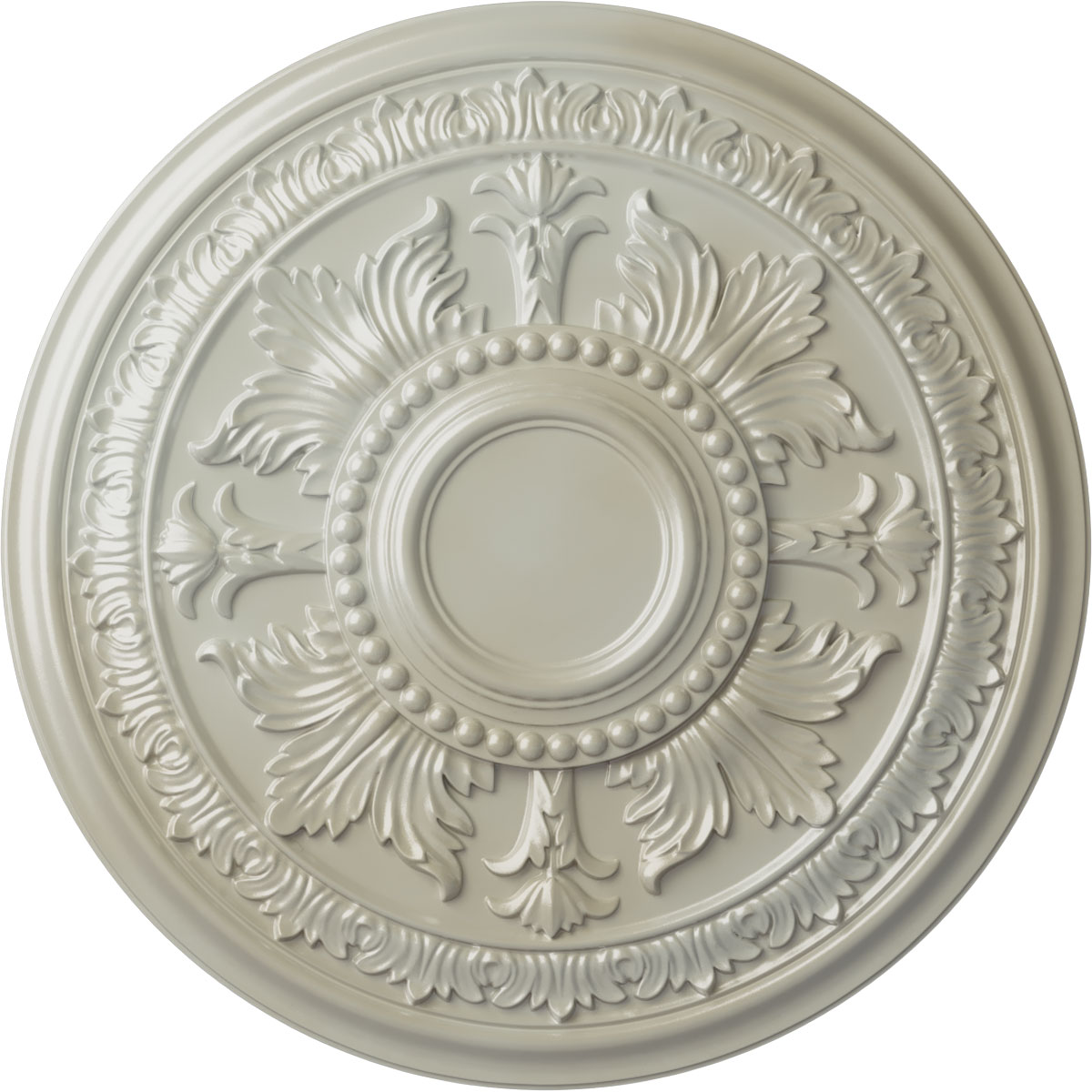 Ekena Millwork CM30TEFBS Tellson 30.625-in W x 30.625-in L Painted Flash Blue Polyurethane Whole Ceiling Medallion