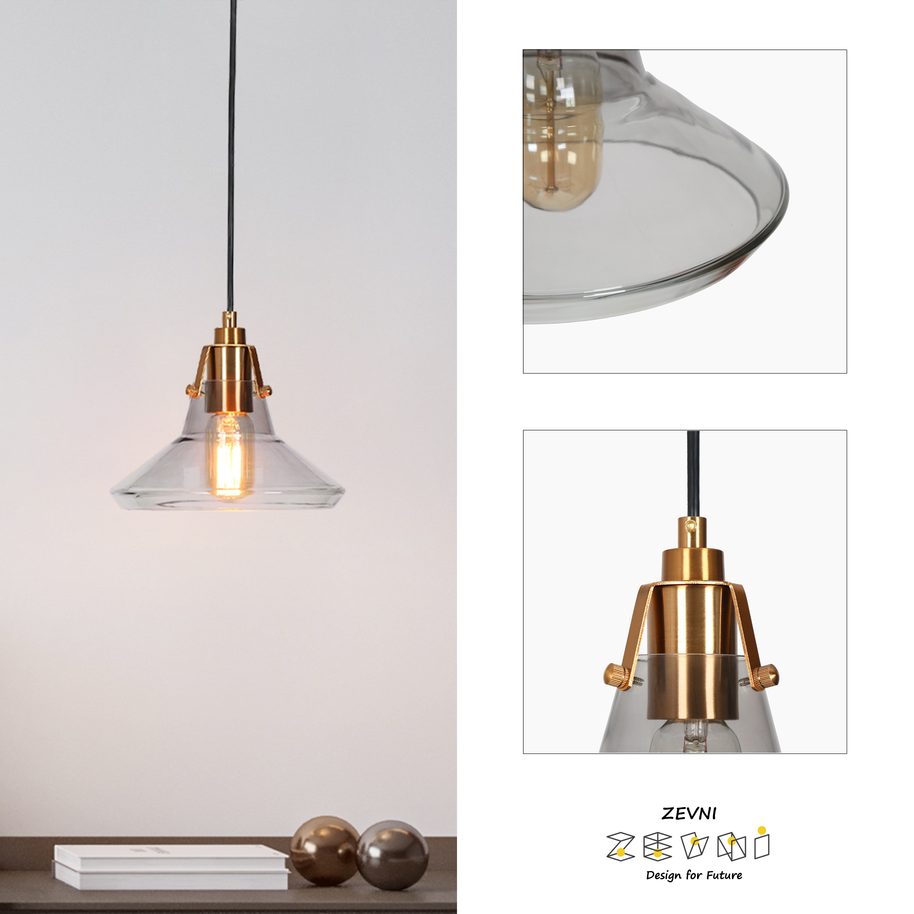 ZEVNI L3MMAYYIW936PSQ8 Pendant-Lights - View #7