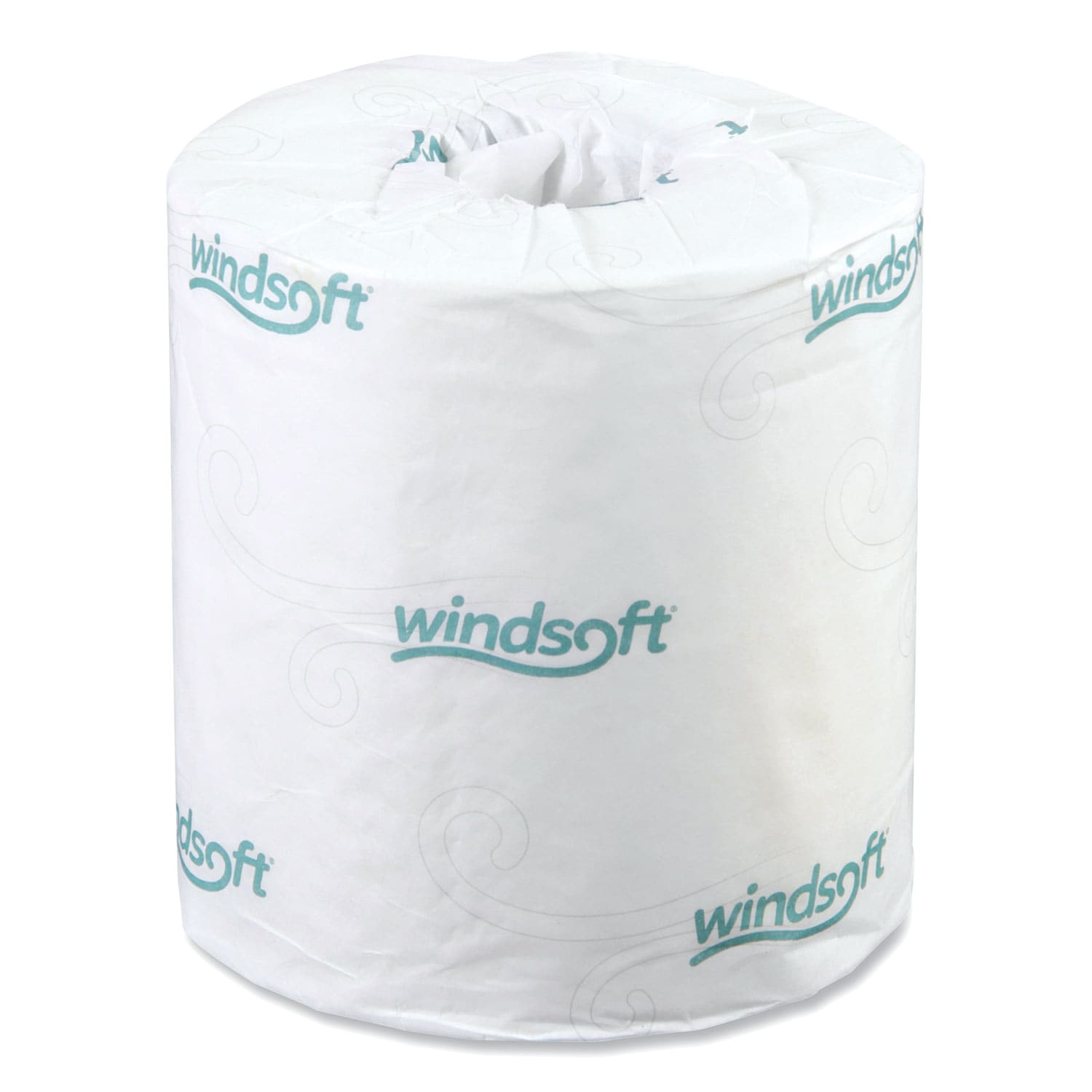 Windsoft ESNWIN2405 Bath Tissue  Septic Safe  Individually Wrapped Rolls  2 Ply  White  500 Sheets Roll  48 Rolls Carton
